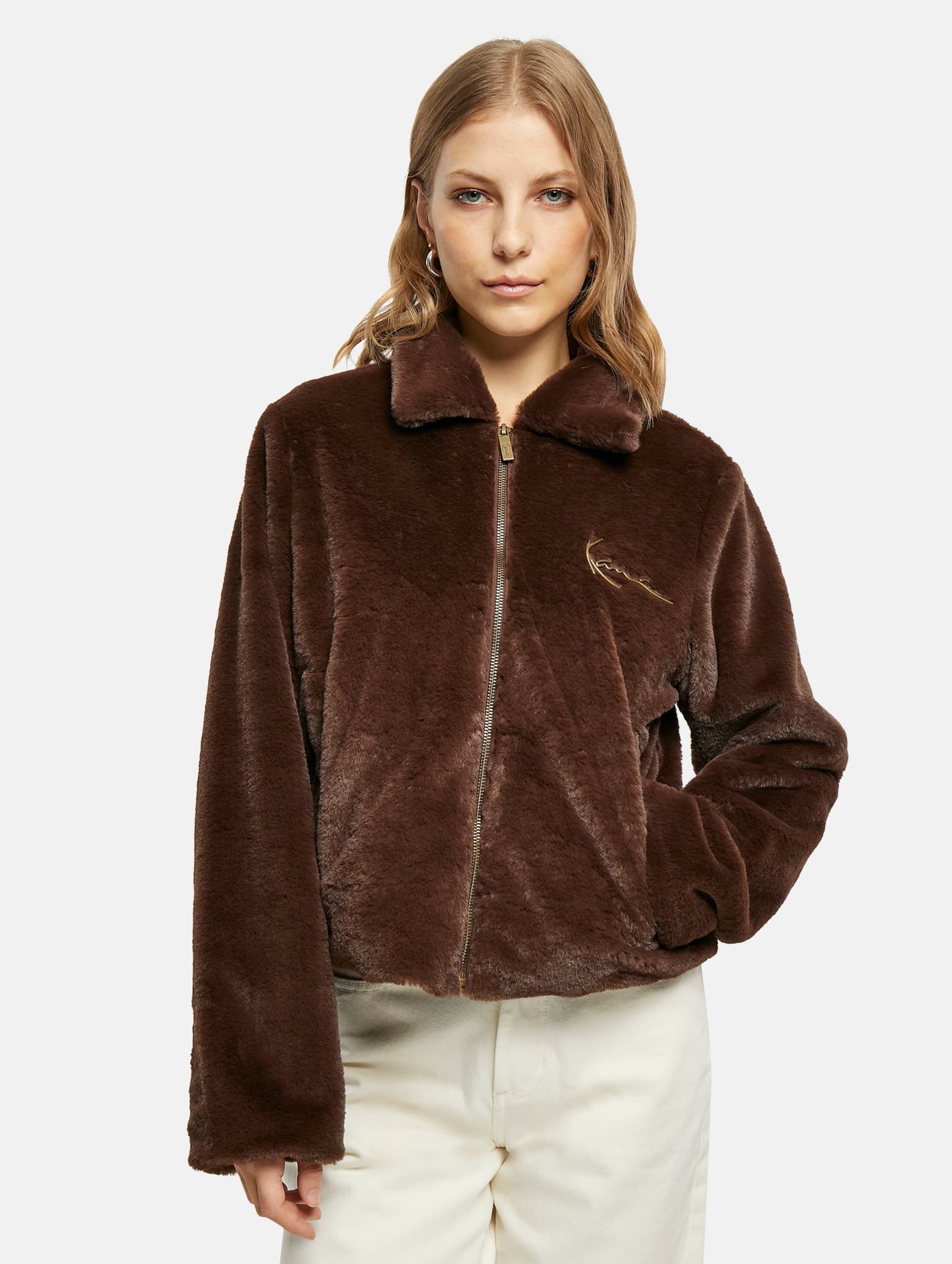 Karl Kani Metal Signature Fake Fur Jacket