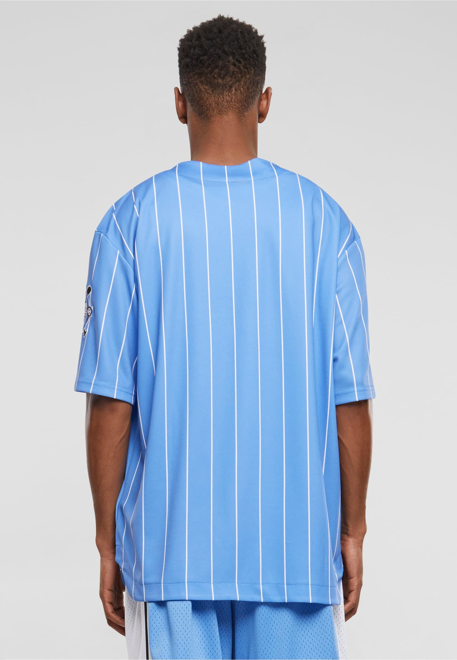 Fubu Varsity Mesh Pinstripe Baseball Jersey – Bild 2