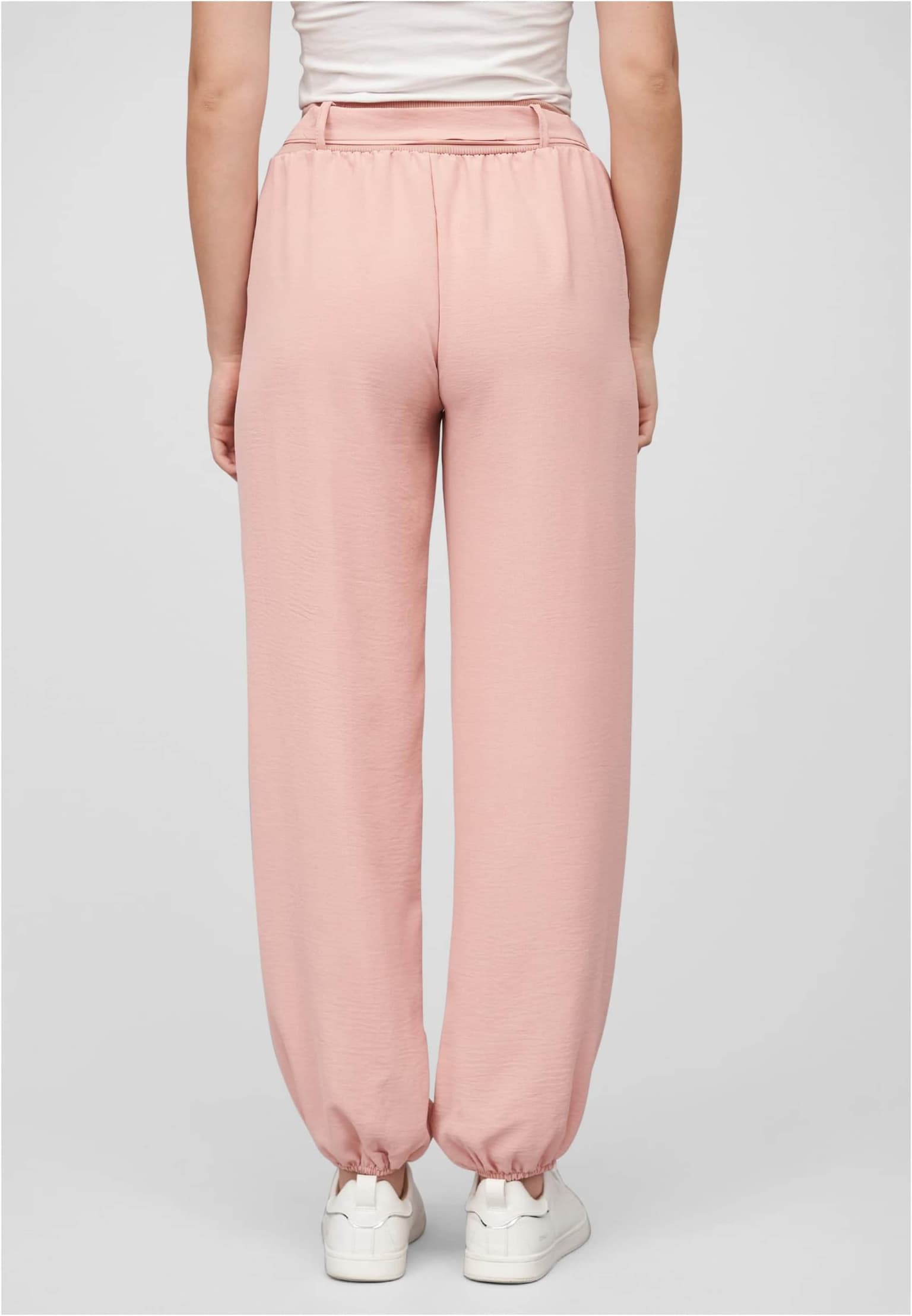 Cloud5ive Damen Sommer Hose Knopfleiste und Bindegürtel 2-Pockets – Bild 2