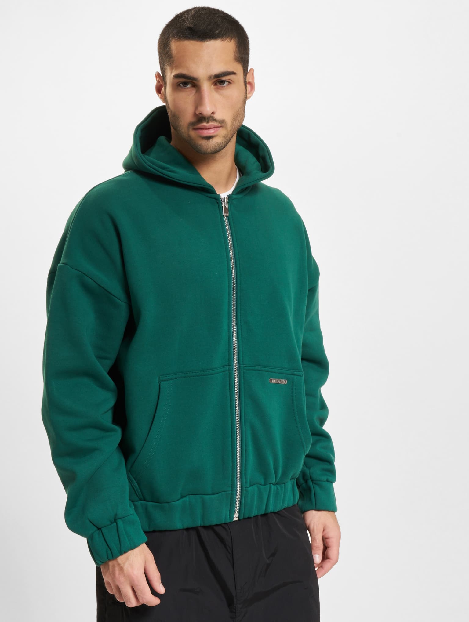 Dropsize Bazix Republiq Super Heavy Blank Zip-Hoodie – Bild 3