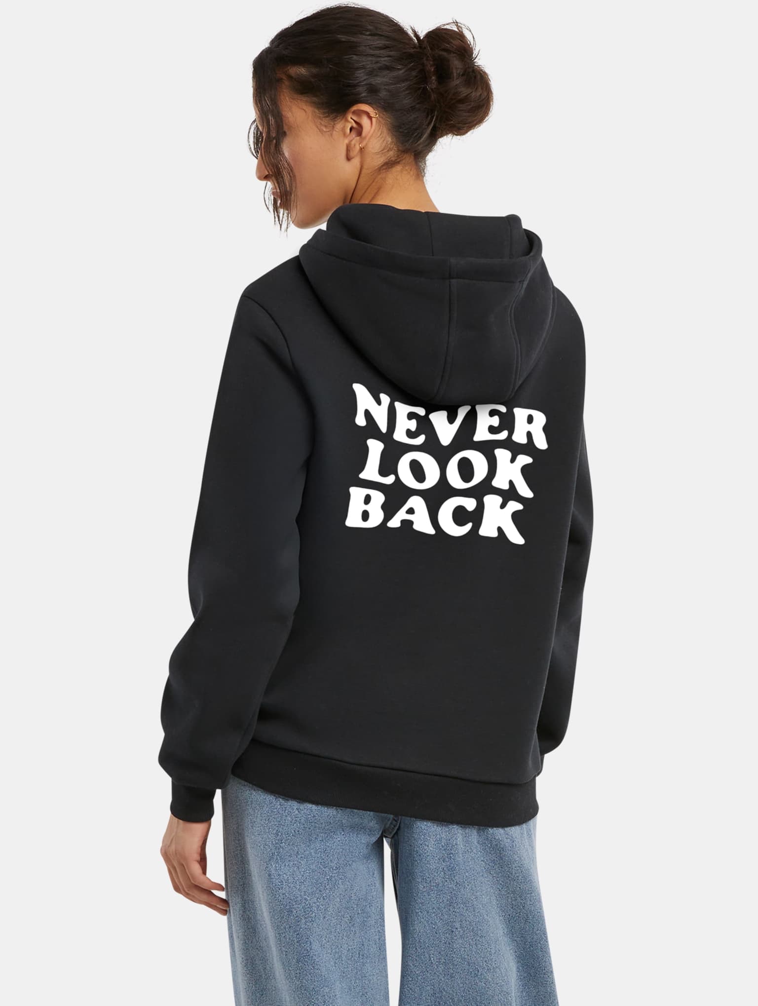 Miss Tee Never Look Back Ladies Fluffy Hoody – Bild 2