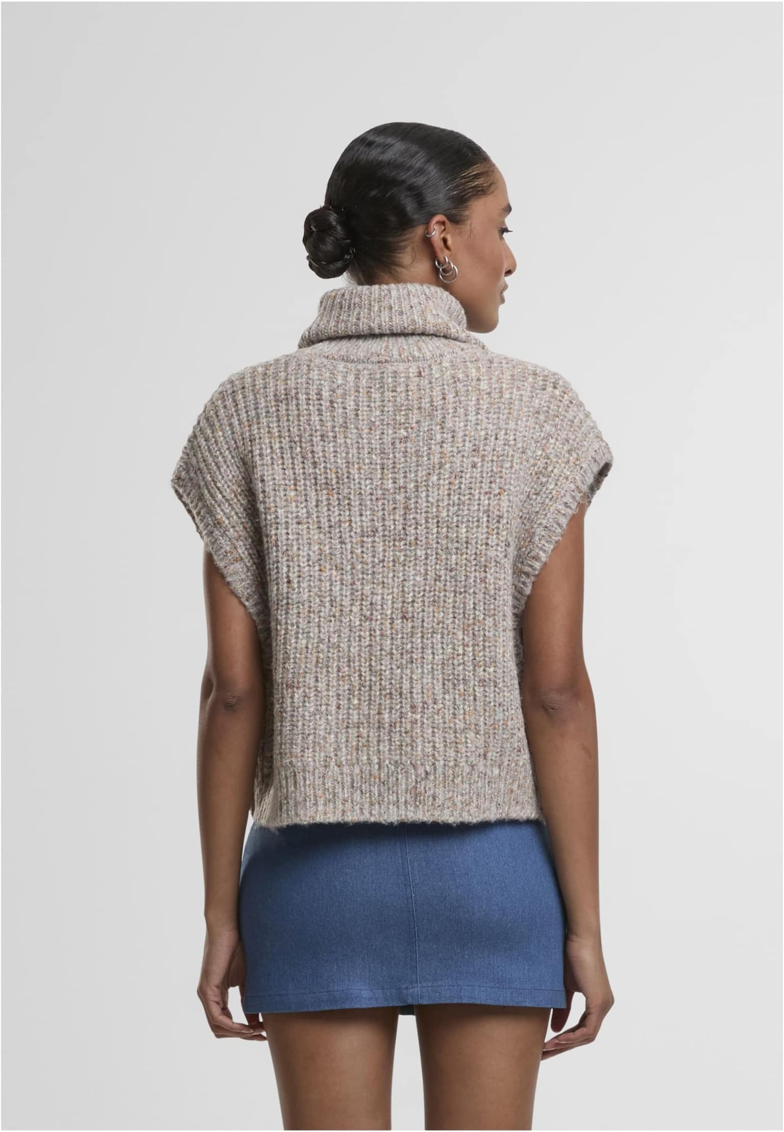 Noisy May NMMARL S/L ROLL NECK KNIT VEST DD – Bild 2