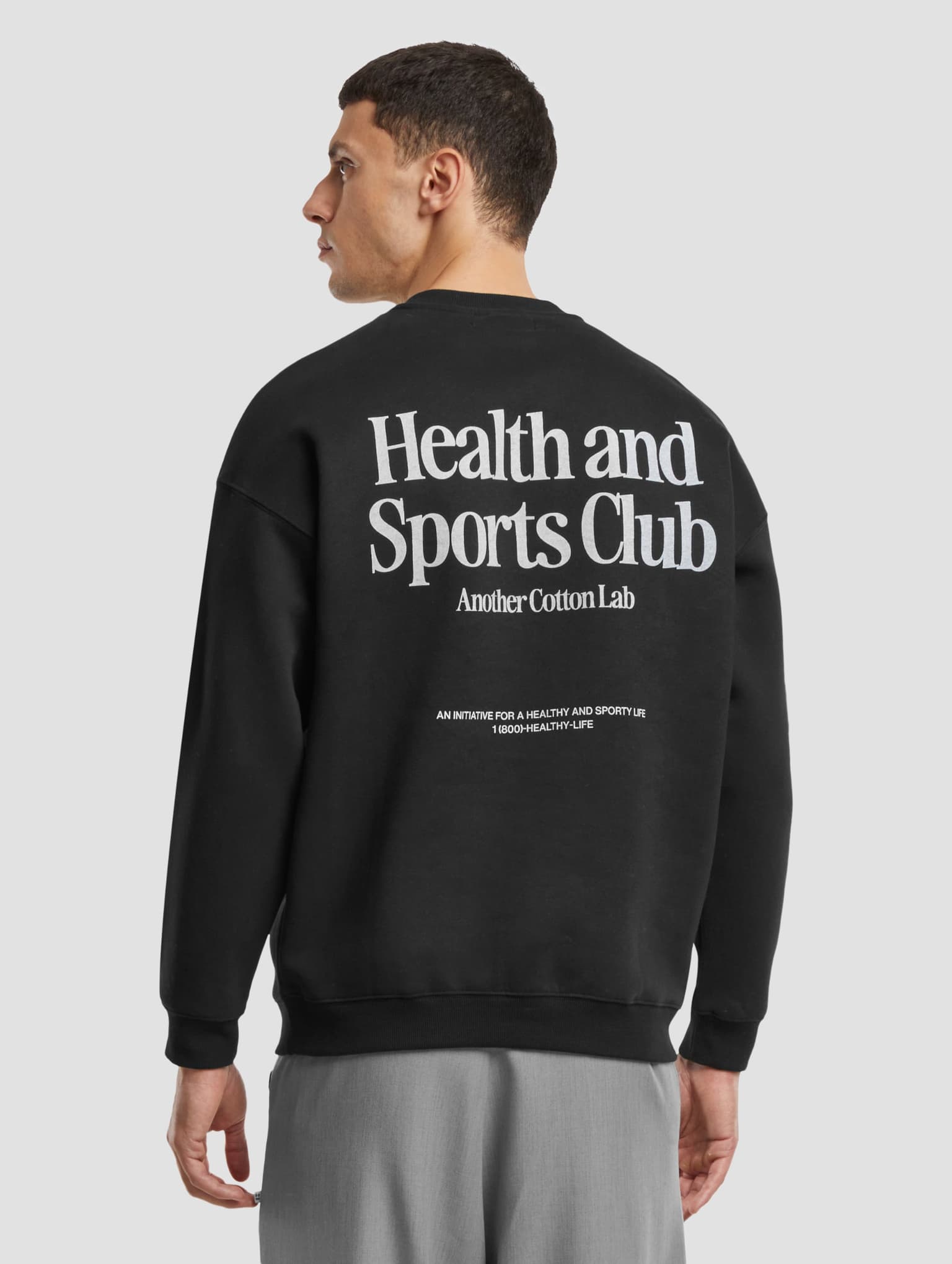 Another Cotton Lab Health and Sports Club Oversized Sweatshirt – Bild 2