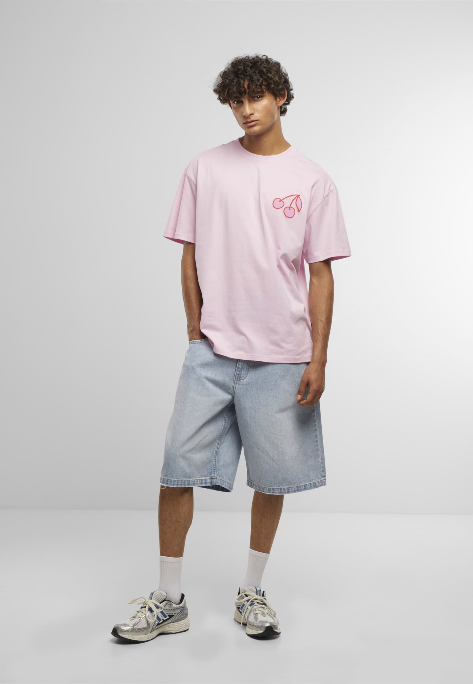 Mister Tee Pink Cherries Oversize – Bild 3