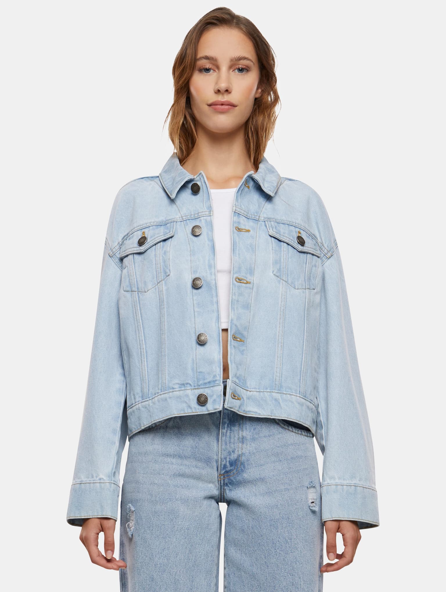 Urban Classics Ladies 80‘s Oversized Jeansjacke