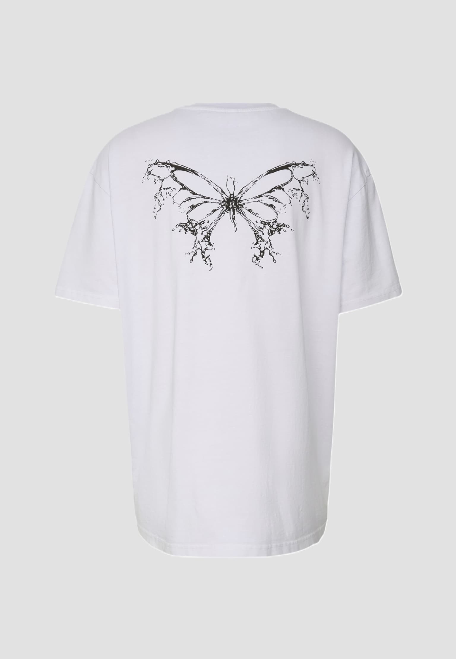 Lost Youth LY ACID WASHED TEE - BUTTERFLY V.3 – Bild 4