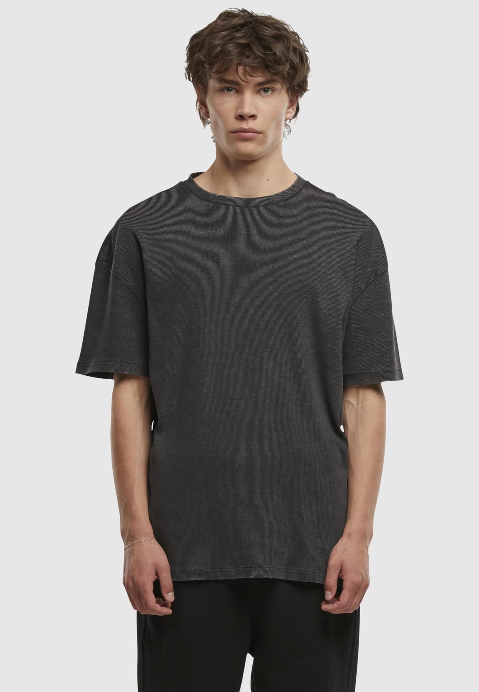 Urban Classics Washed Rib Tee – Bild 3