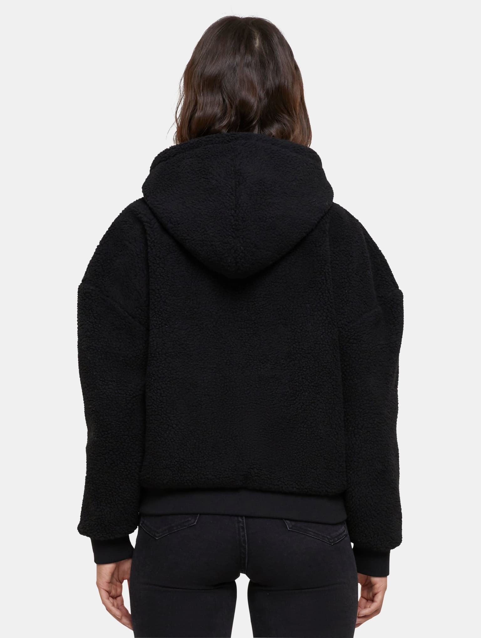 Urban Classics Ladies Oversized Sherpa Zip Hoody – Bild 2
