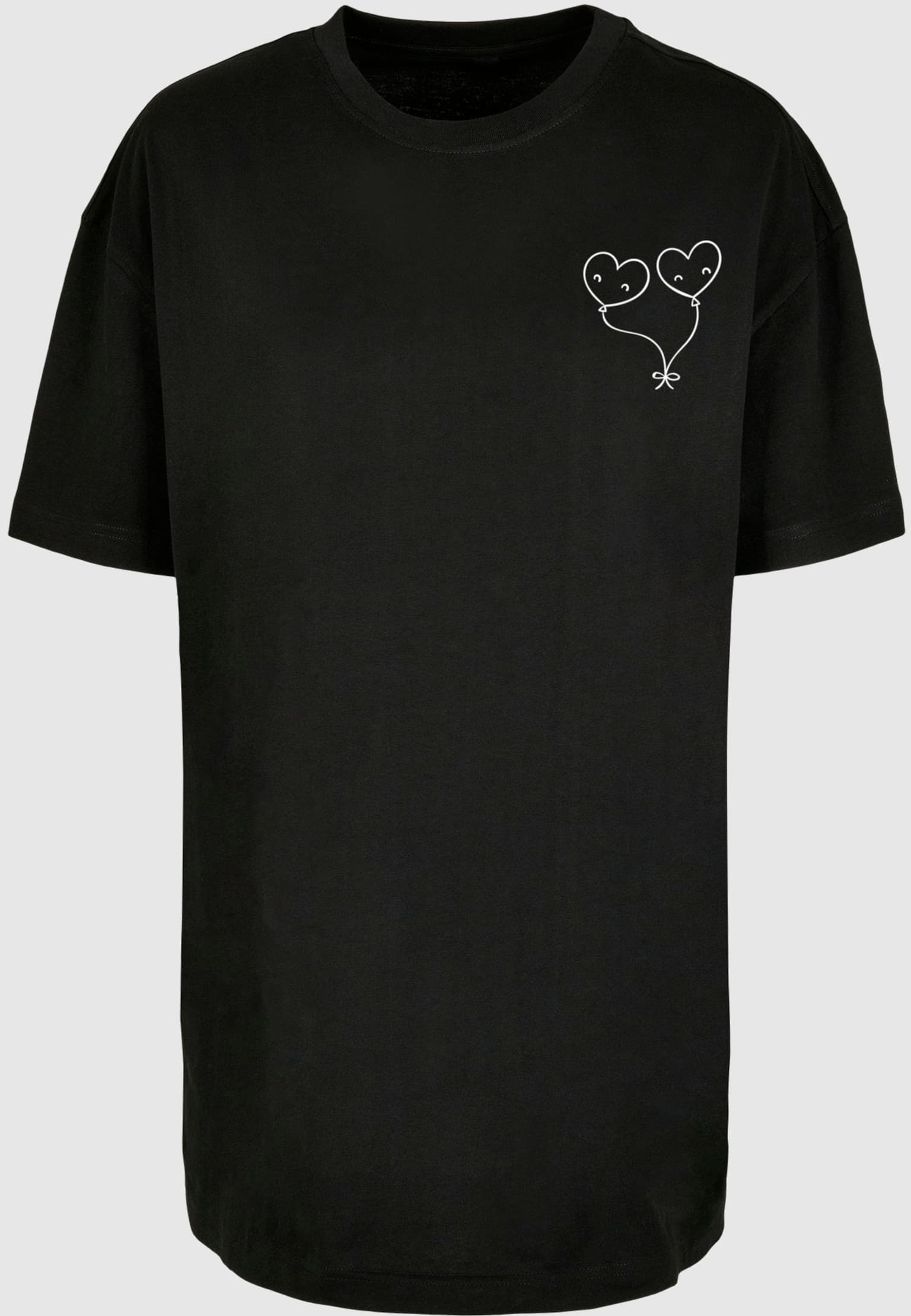 Merchcode Ladies Hugs & Love - Ballon Oversized Boyfriend Tee – Bild 3