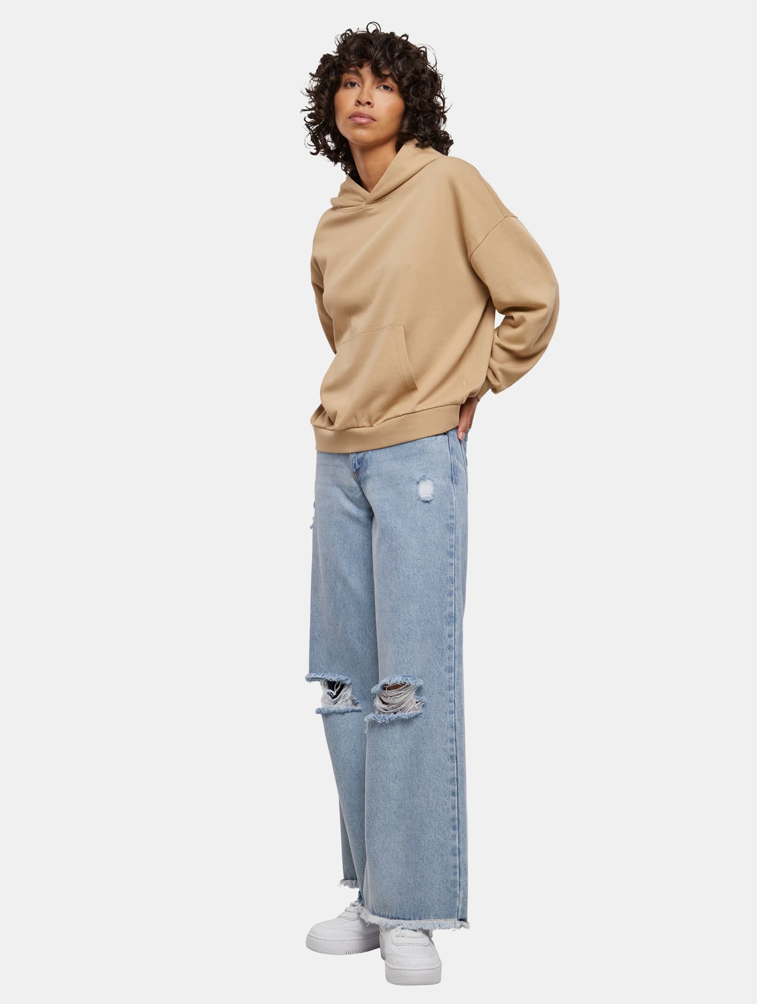 Urban Classics Ladies Light Terry Oversized Hoodie – Bild 4