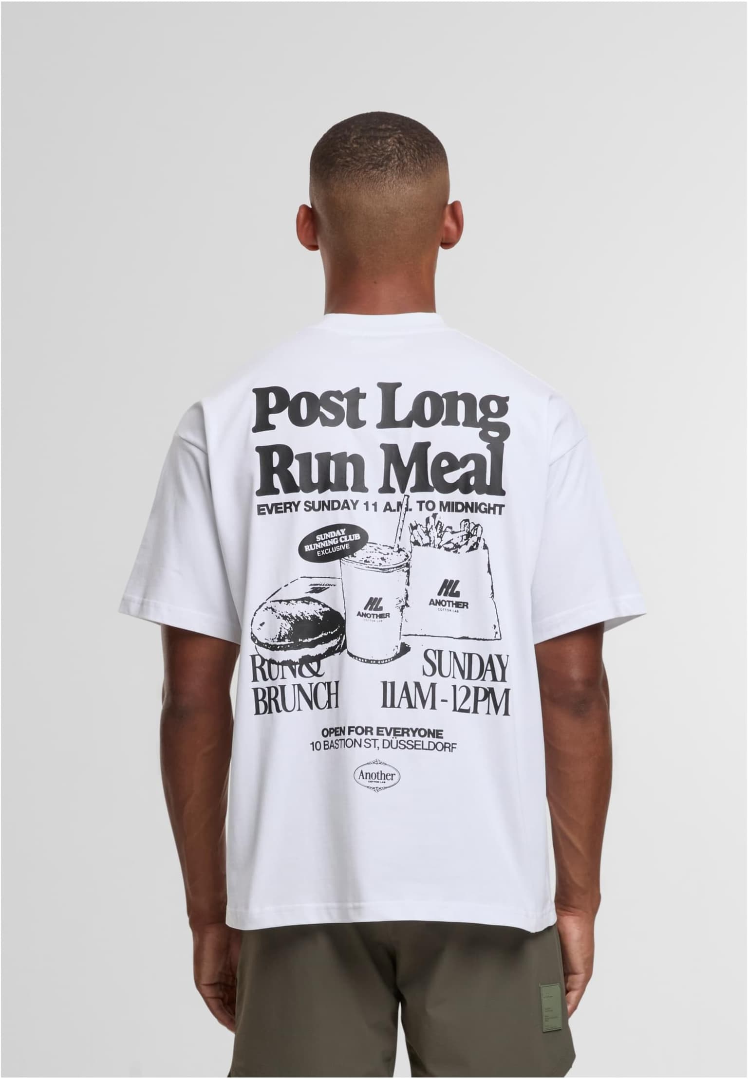 Another Cotton Lab Post Long Run Meal T-Shirt – Bild 2