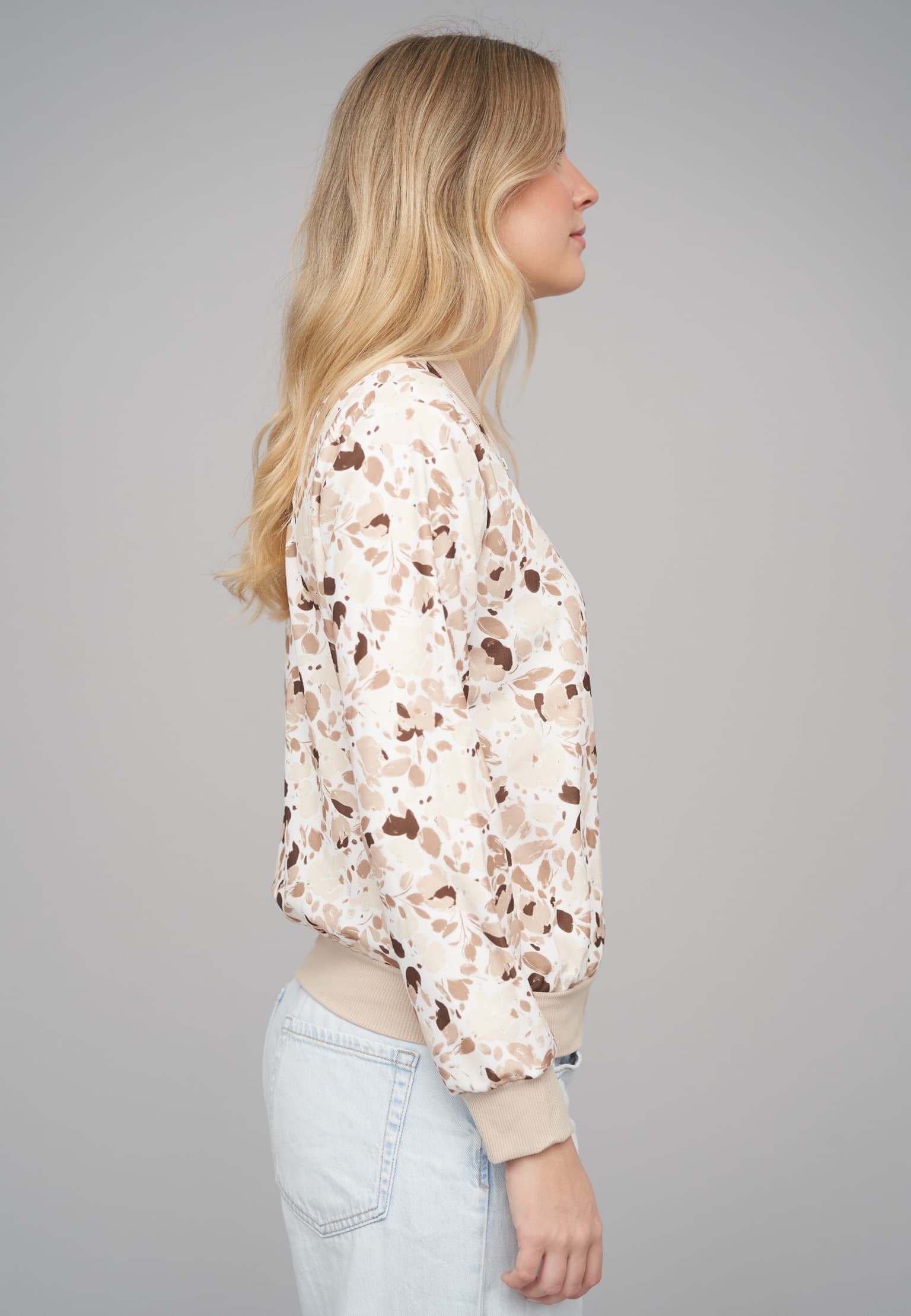 Cloud5ive Bomber Blouson Jacket Flowers – Bild 4