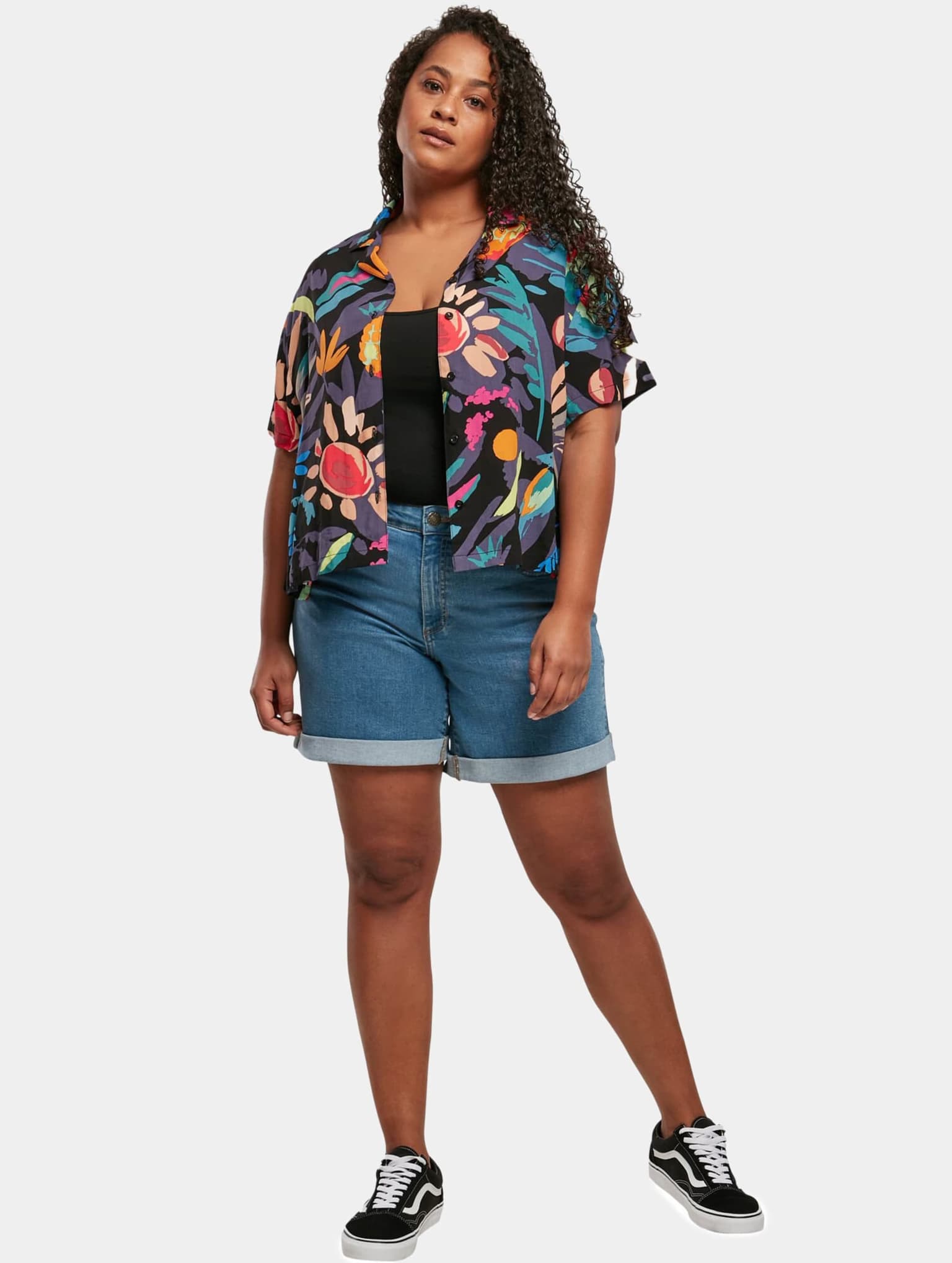 Urban Classics Ladies Viscose Resort Shirt – Bild 4