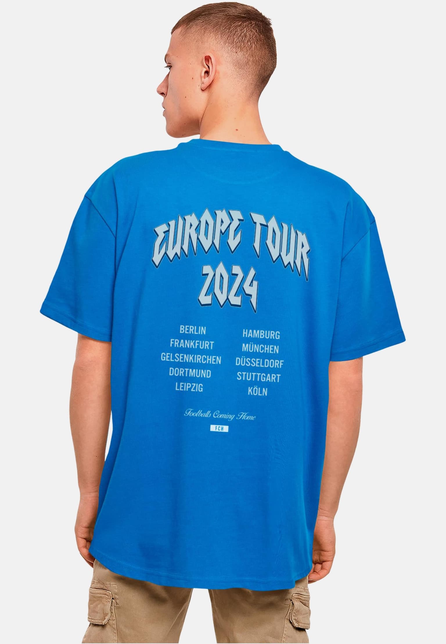 Mister Tee Upscale Football's Coming Home Europe Tour Oversize – Bild 2