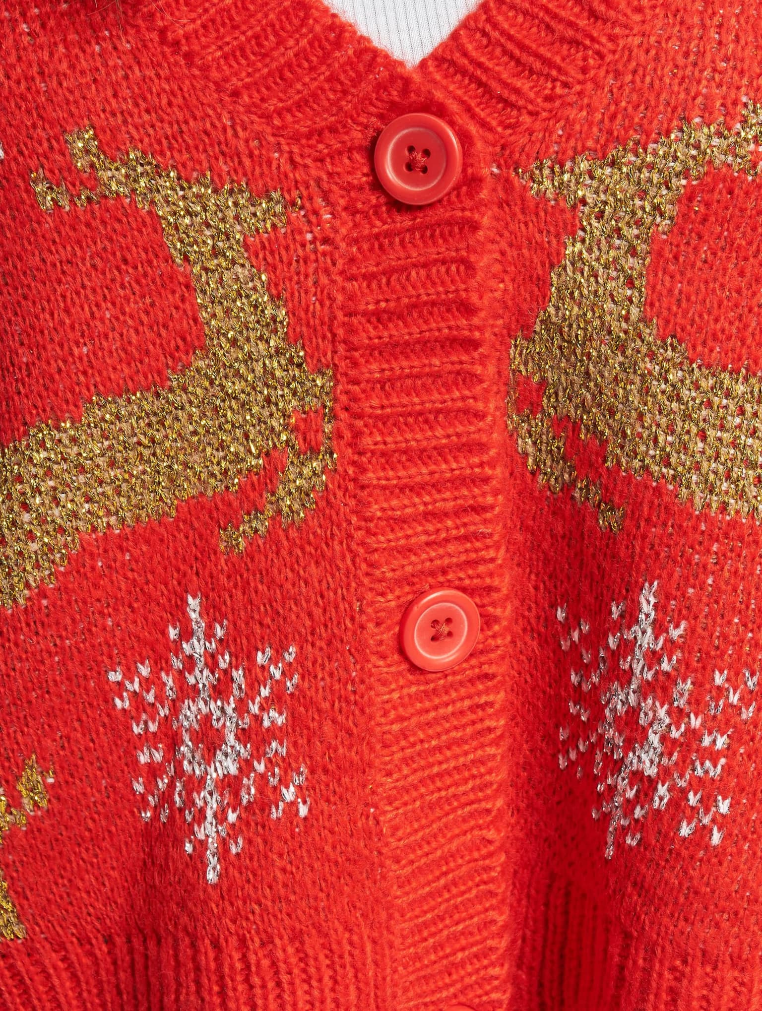 Urban Classics Ladies Short Oversized Christmas Cardigan – Bild 4