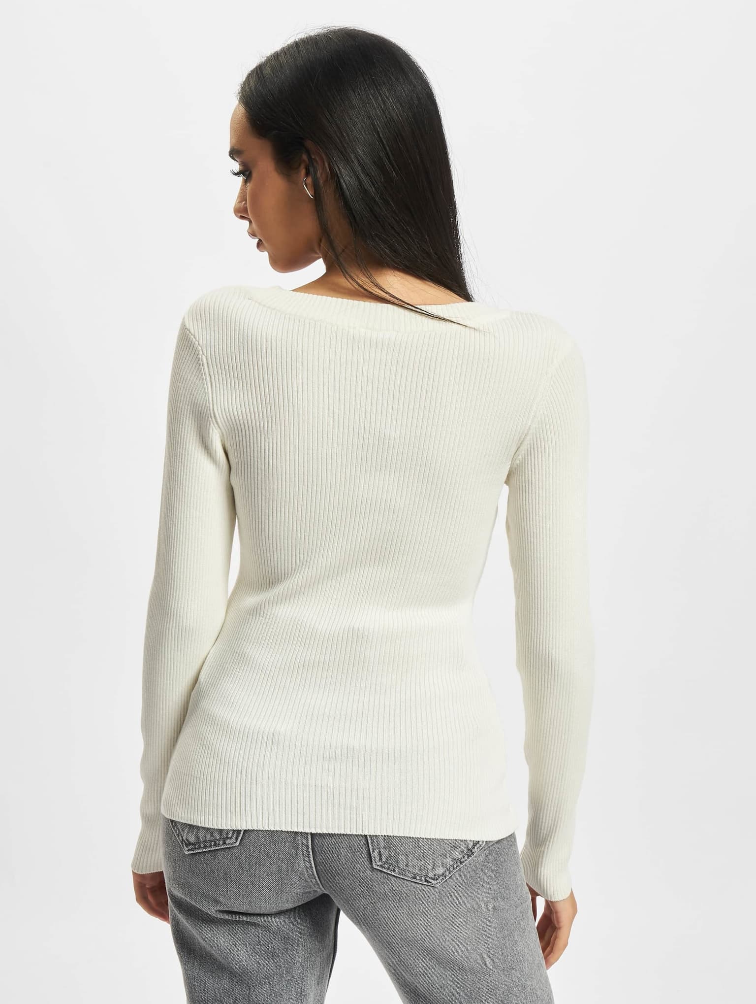 Urban Classics Ladies Wide Neckline Sweater – Bild 2