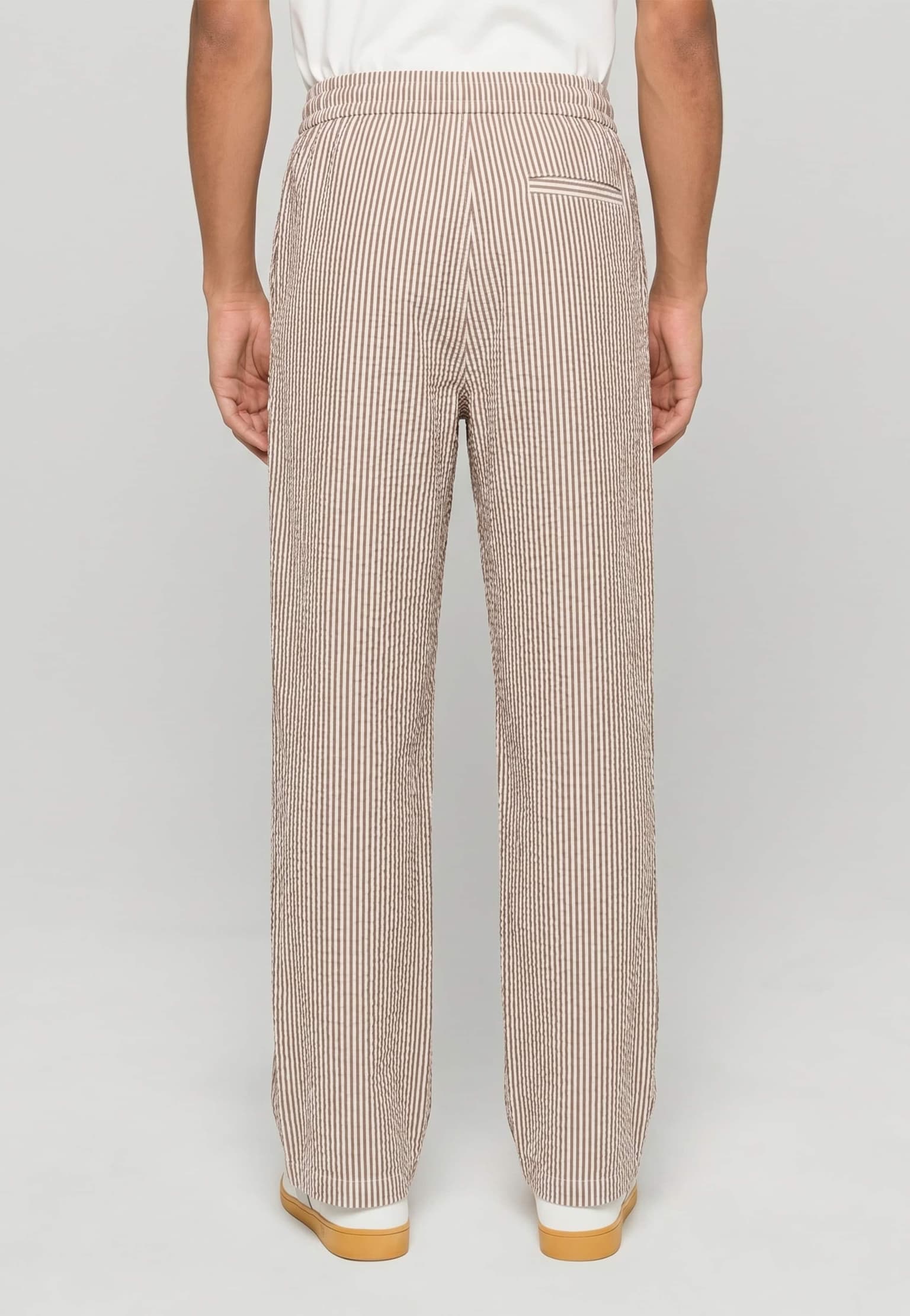 Urban Classics Seersucker Beach Pants – Bild 2