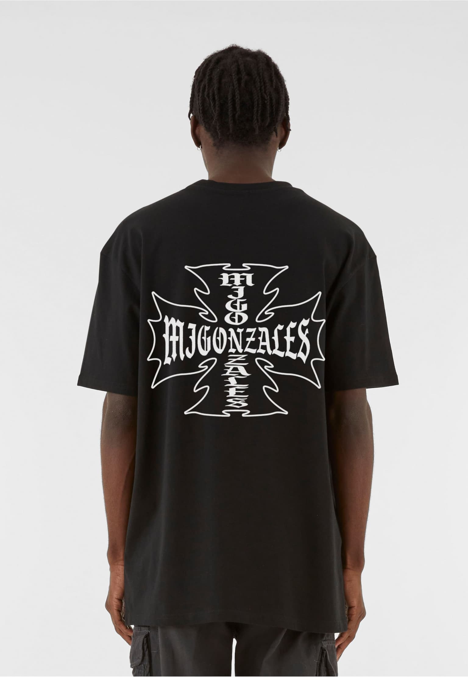 MJ Gonzales MJG Heavy Oversized Tee - Iron Cross – Bild 2