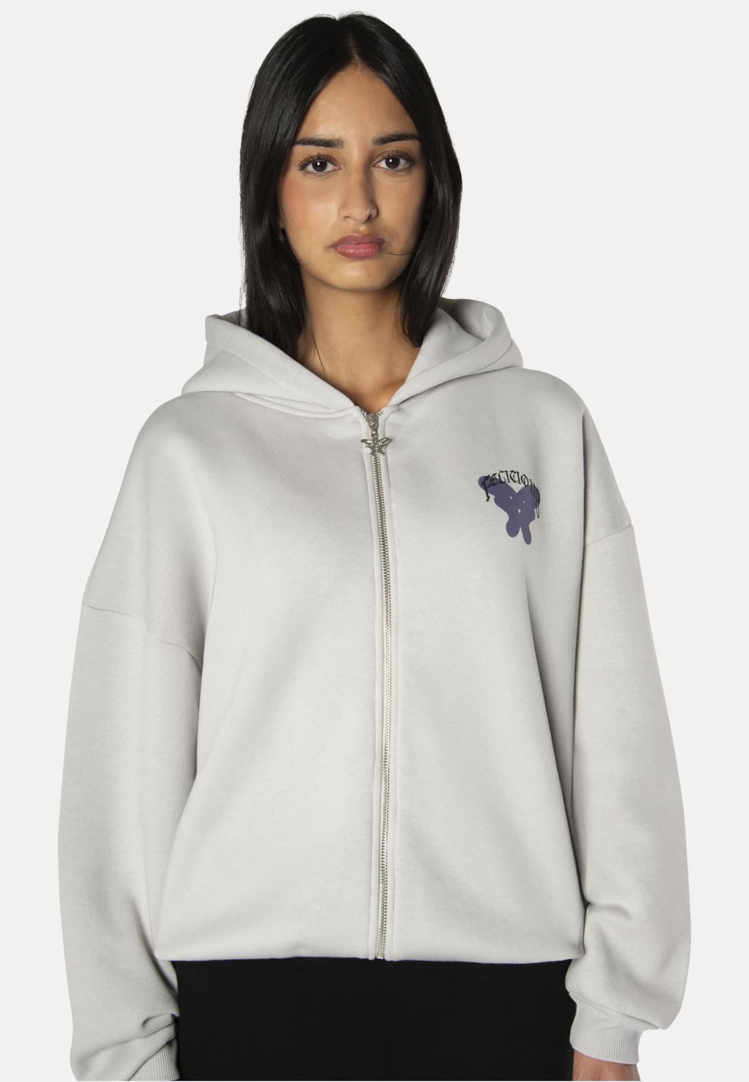 Felicious FELI Regular Zip Hoodie Lucky Girl