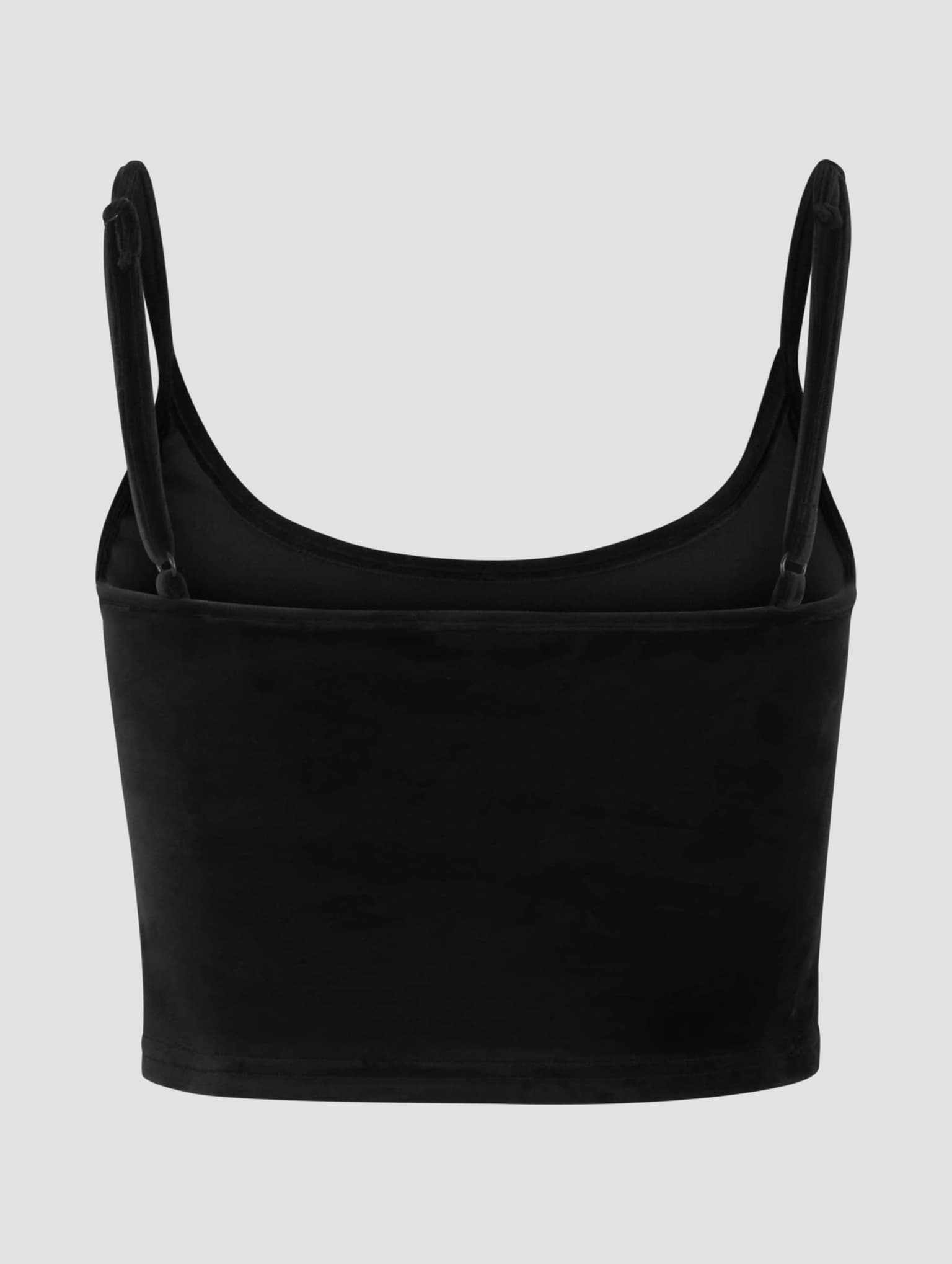Urban Classics Ladies Short Velvet Top – Bild 4
