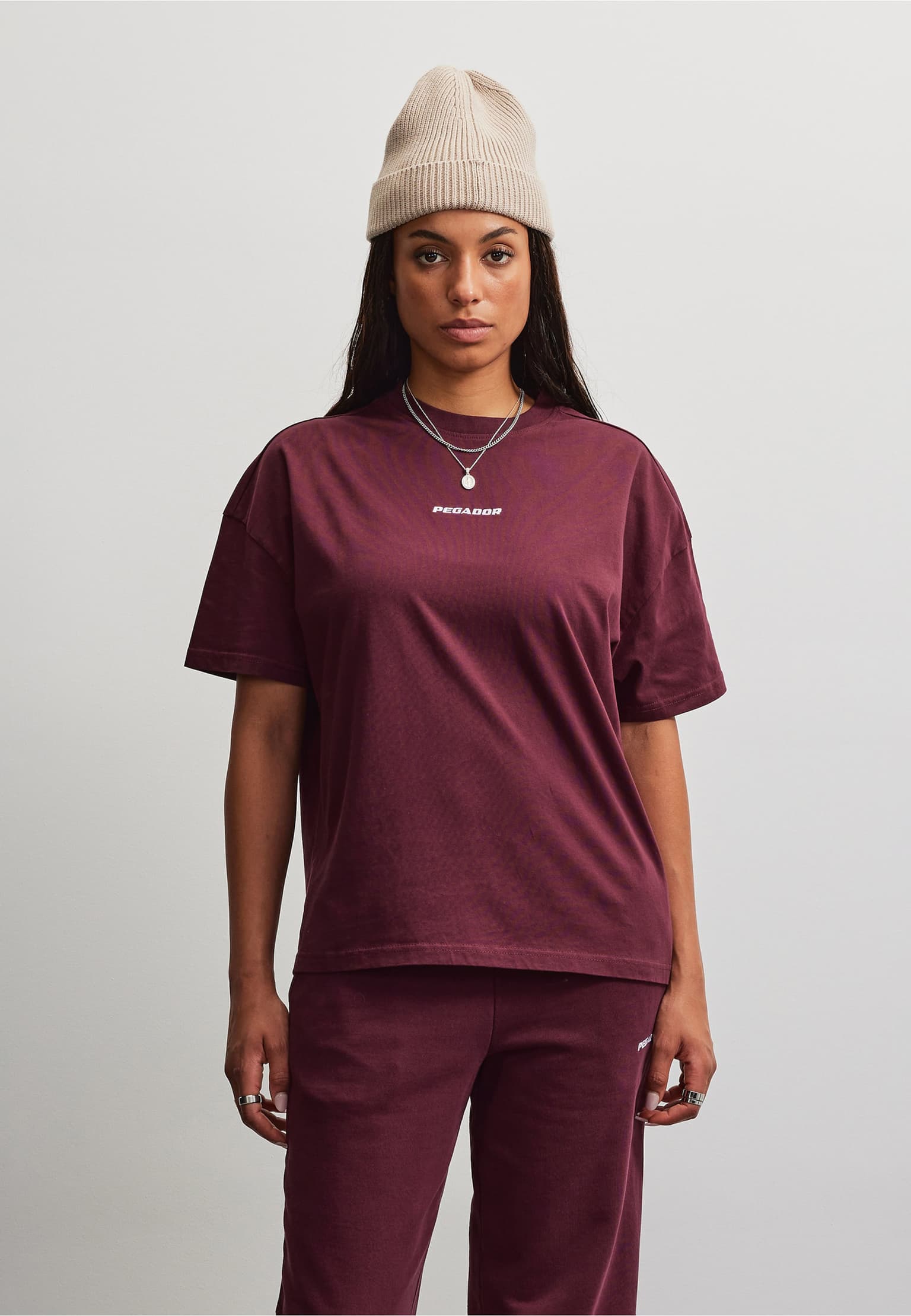 PEGADOR Bracy Heavy Oversized Tee