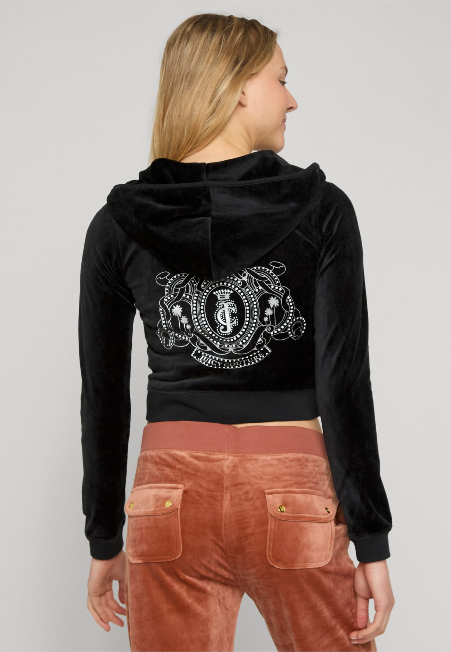Juicy Couture HERITAGE PALM TREE CREST ROBYN HOODIE – Bild 2