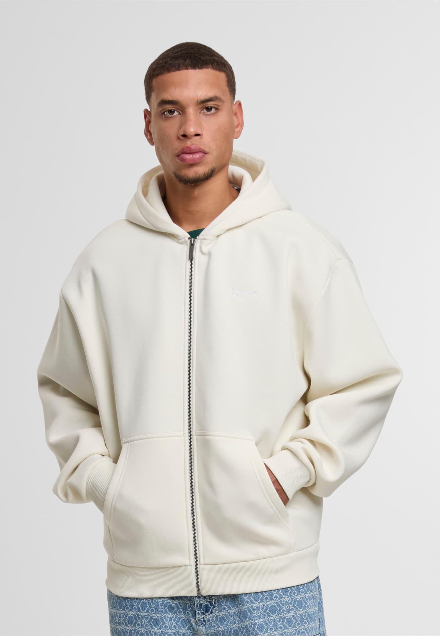 Karl Kani Chest Signature Essential Zip Hoodie