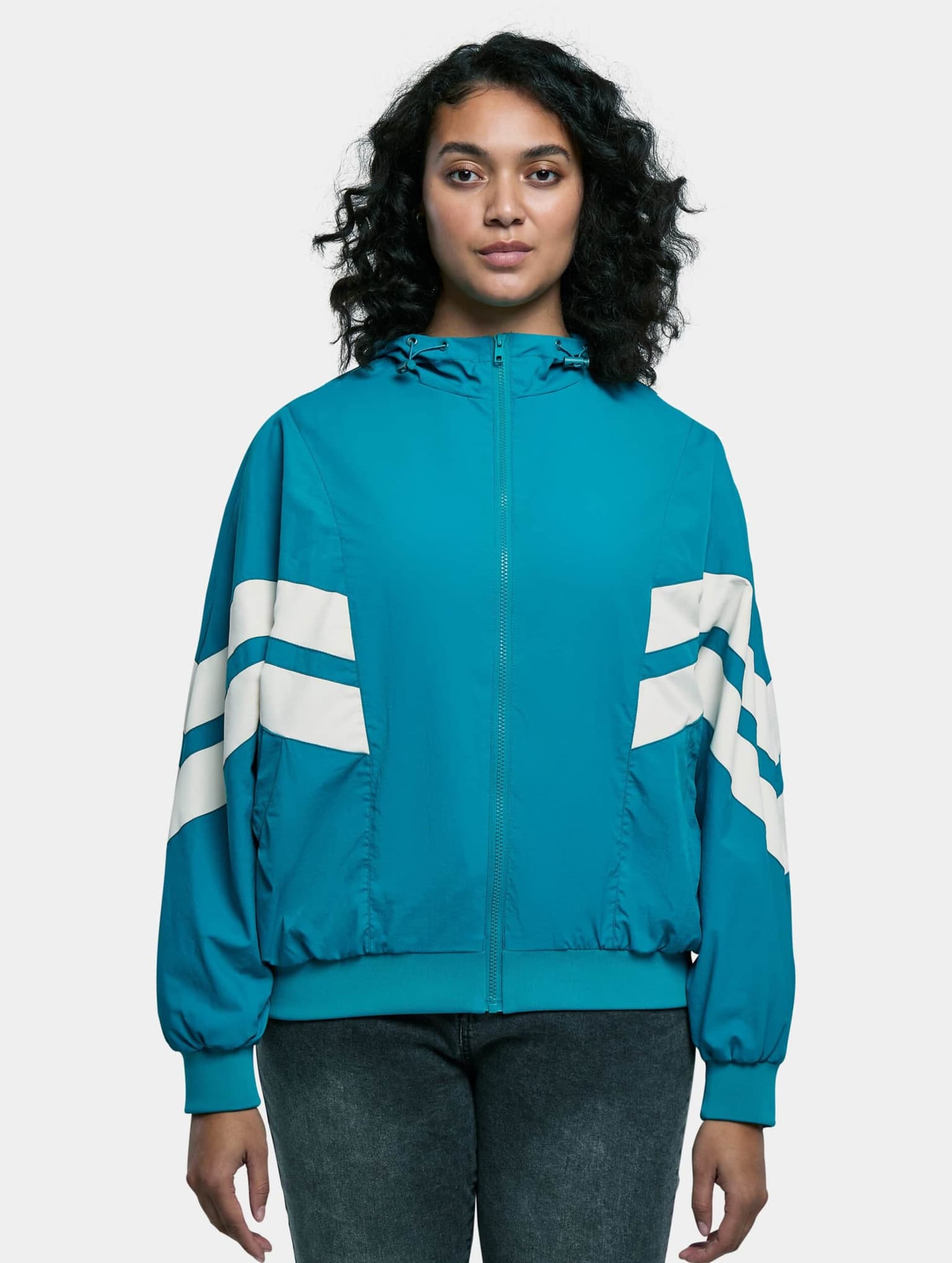 Urban Classics Ladies Crinkle Batwing Jacket – Bild 3