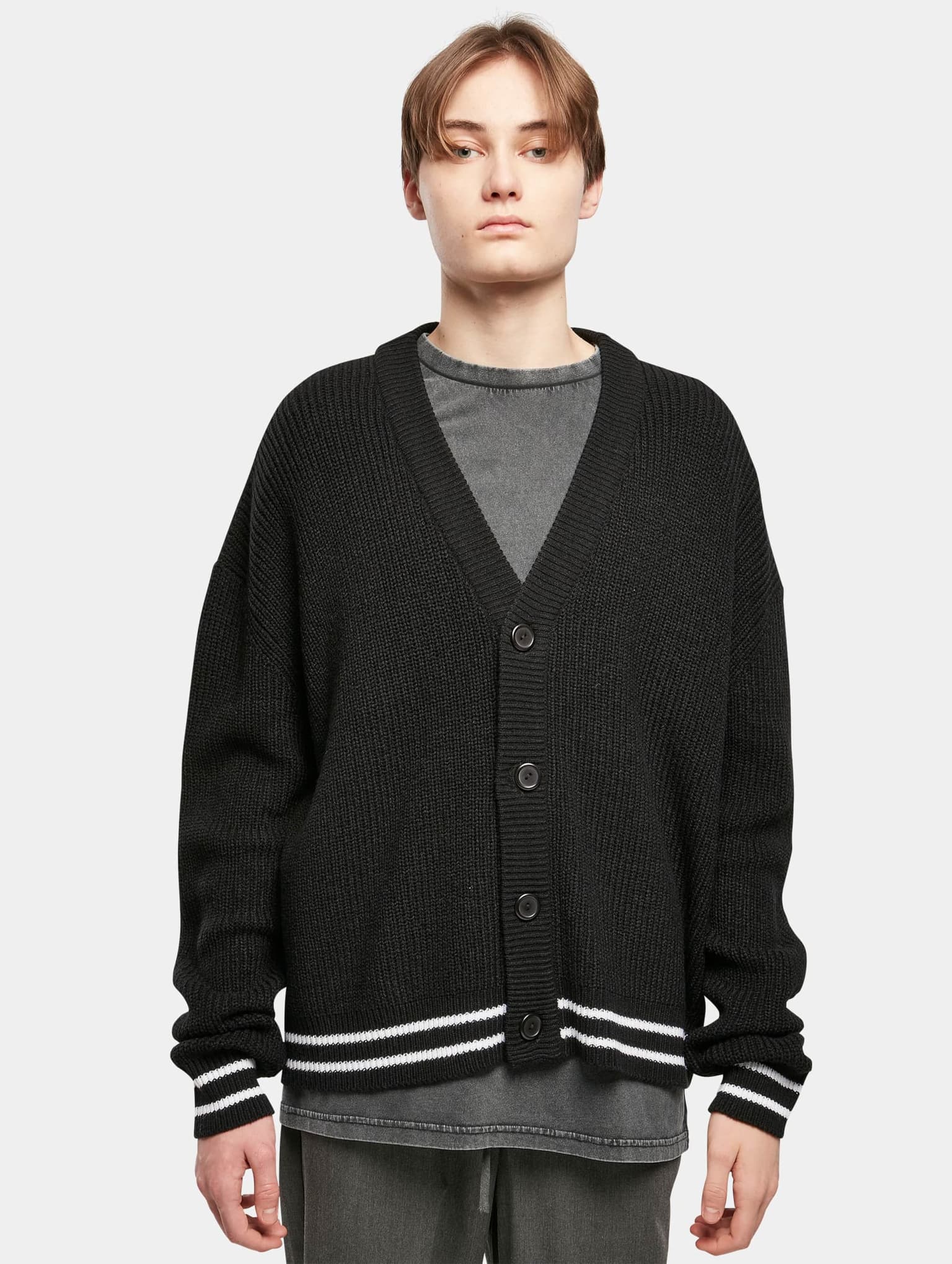 Urban Classics Sporty Boxy Cardigan – Bild 3