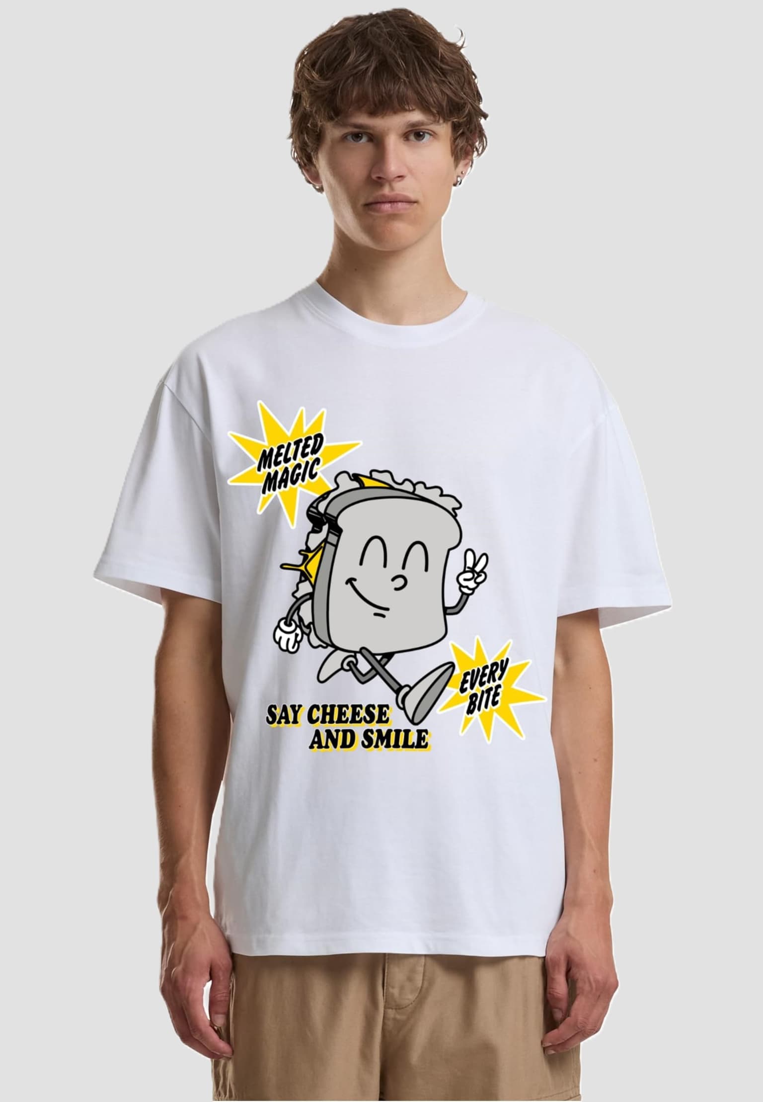 Mister Tee Cheese And Smile Oversize