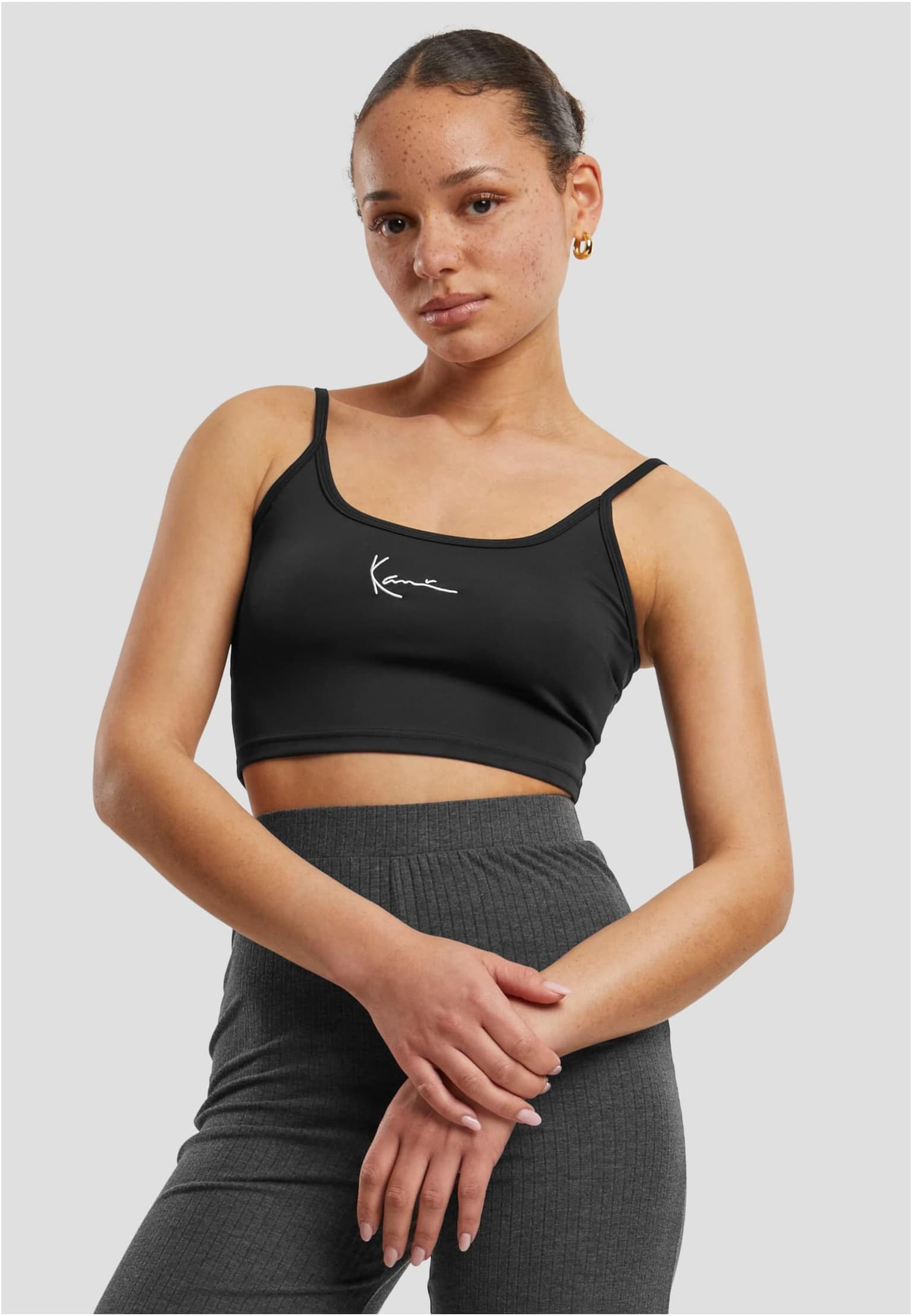 KW241-067-1 Karl Kani Small Signature 2-Pack Essential Crop Top