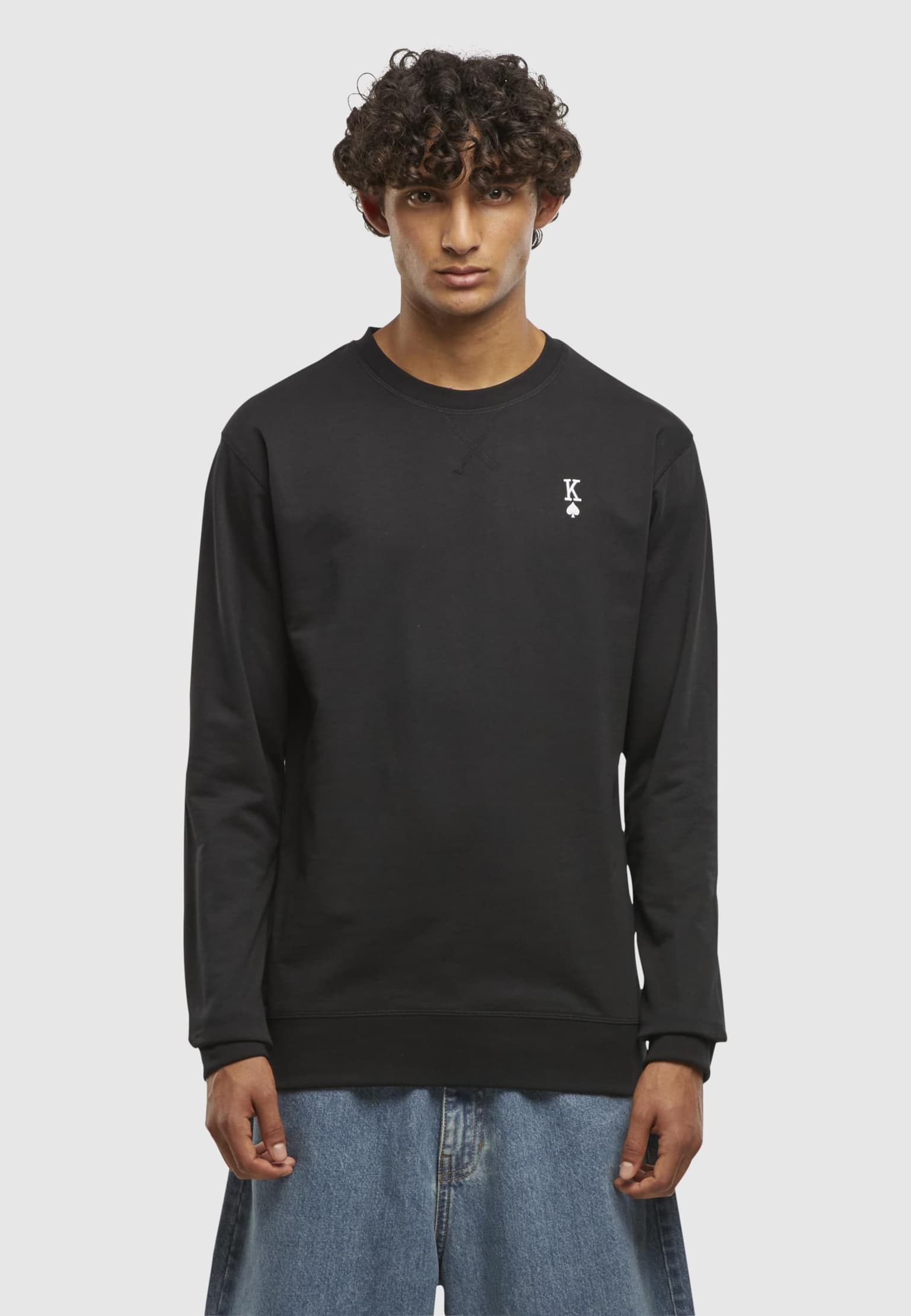 Mister Tee King Sign EMB Light Crew Sweatshirt – Bild 3