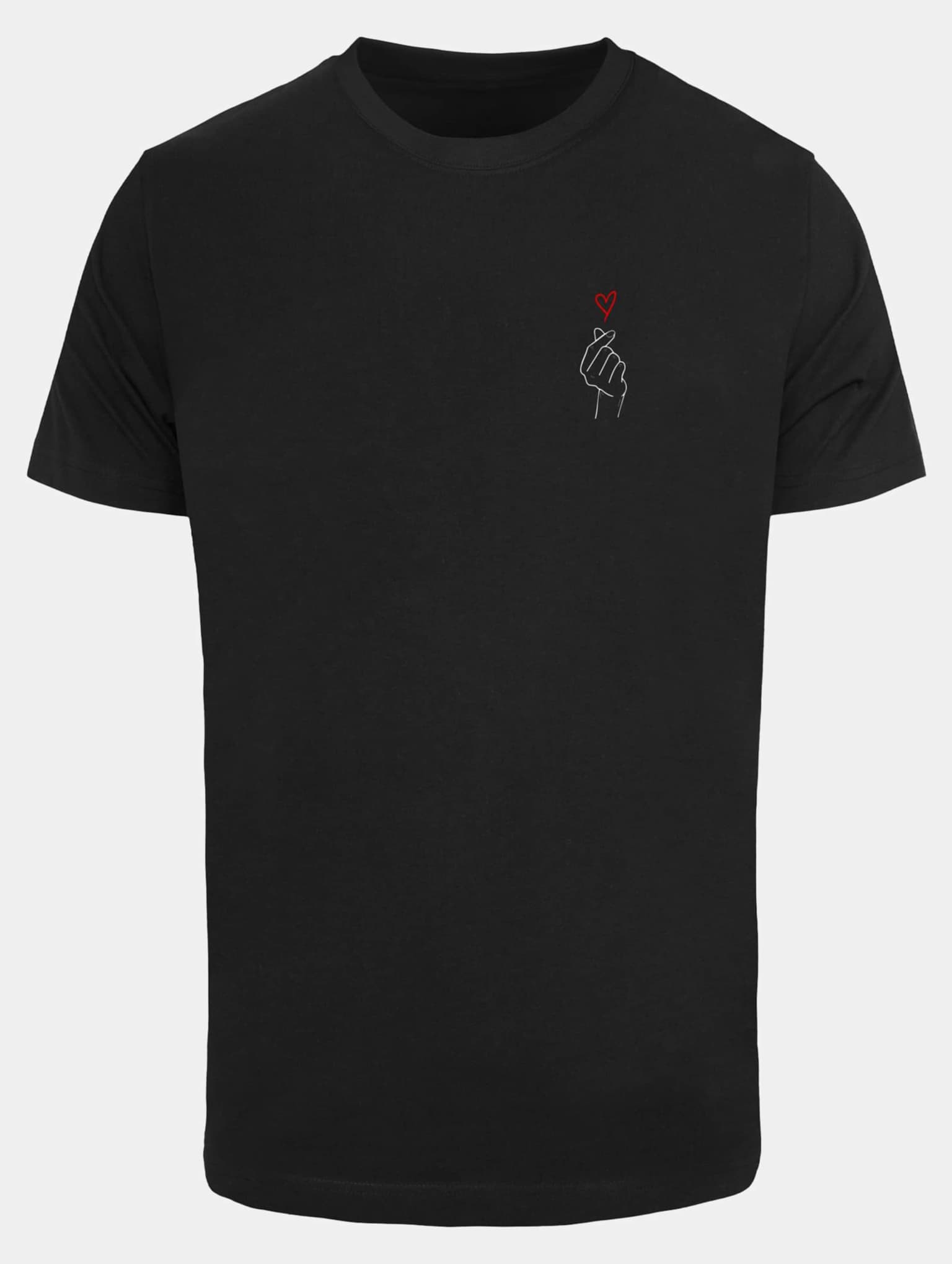 Merchcode POD K Heart T-Shirt Round Neck – Bild 3