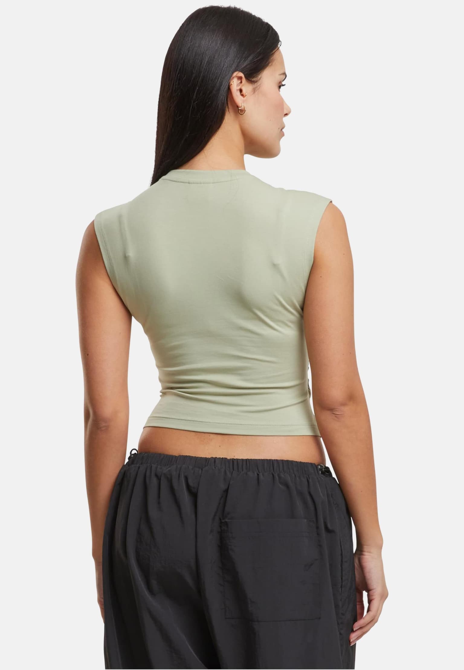 Urban Classics Ladies Cropped Wrapped Top – Bild 2