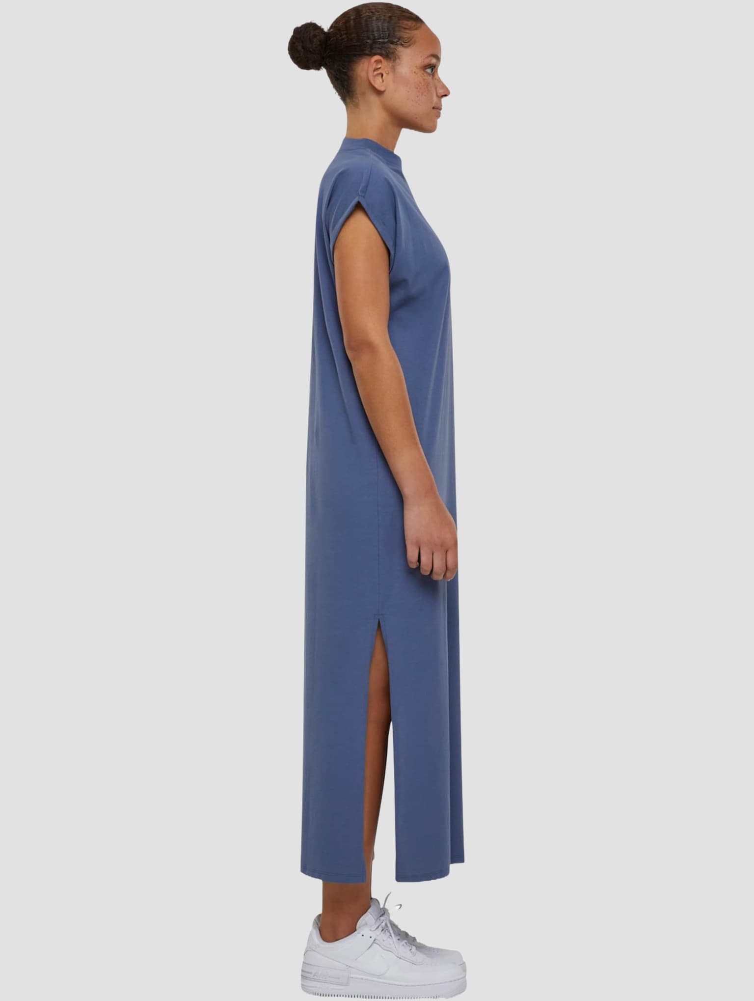Urban Classics Ladies Long Extended Shoulder Dress – Bild 4