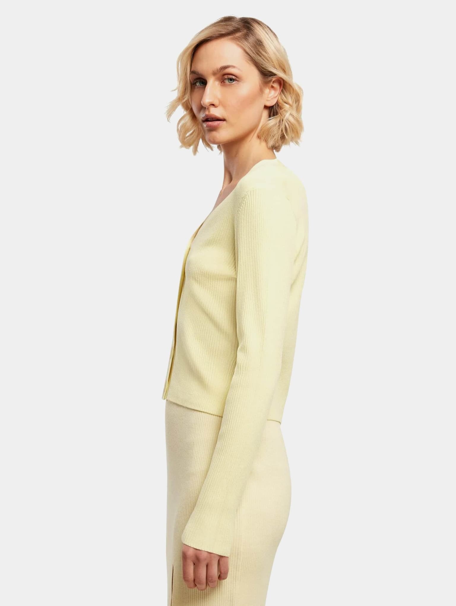 Urban Classics Ladies Short Rib Knit Cardigan – Bild 3