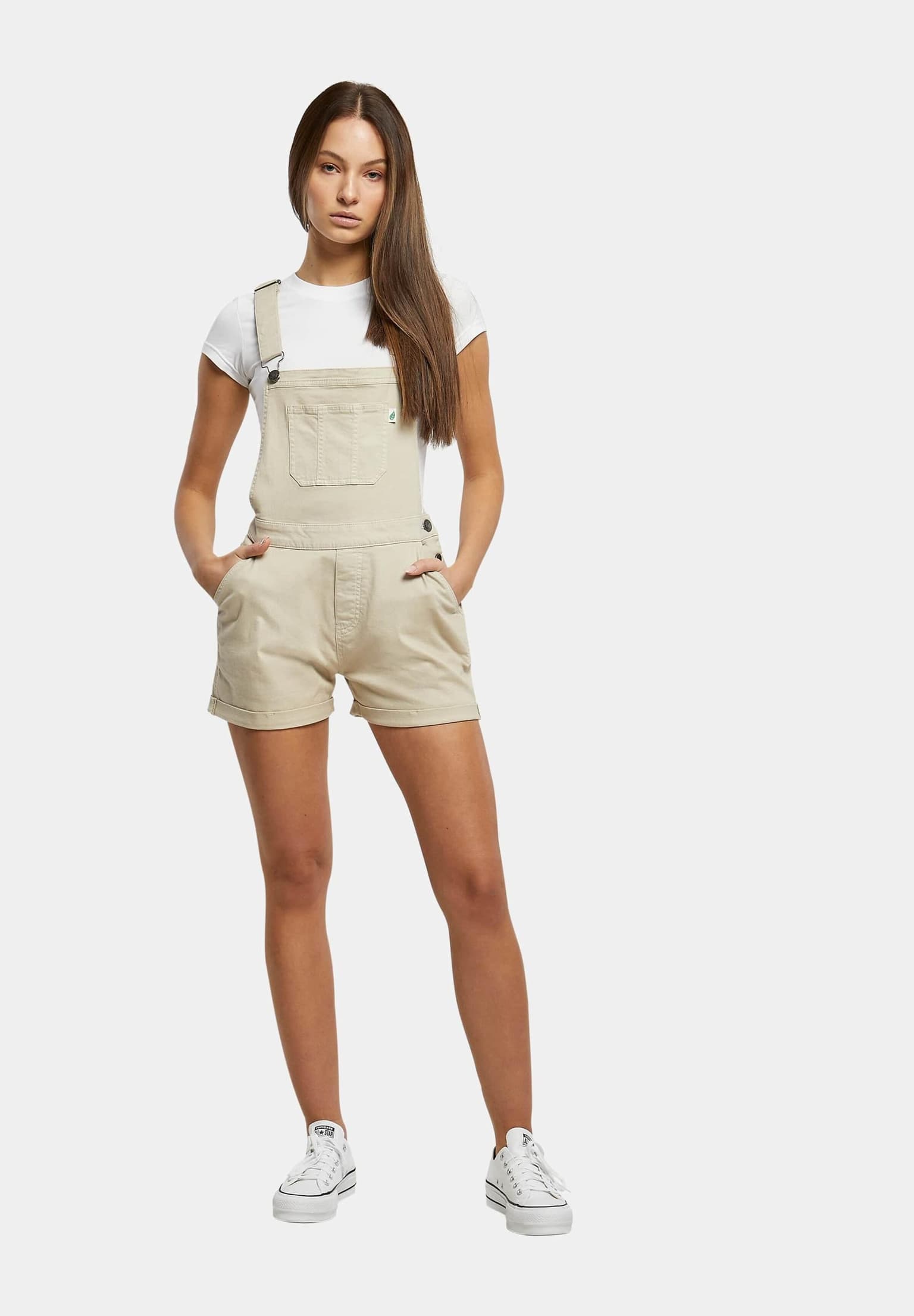 Urban Classics Ladies Essentials Short Dungaree – Bild 3