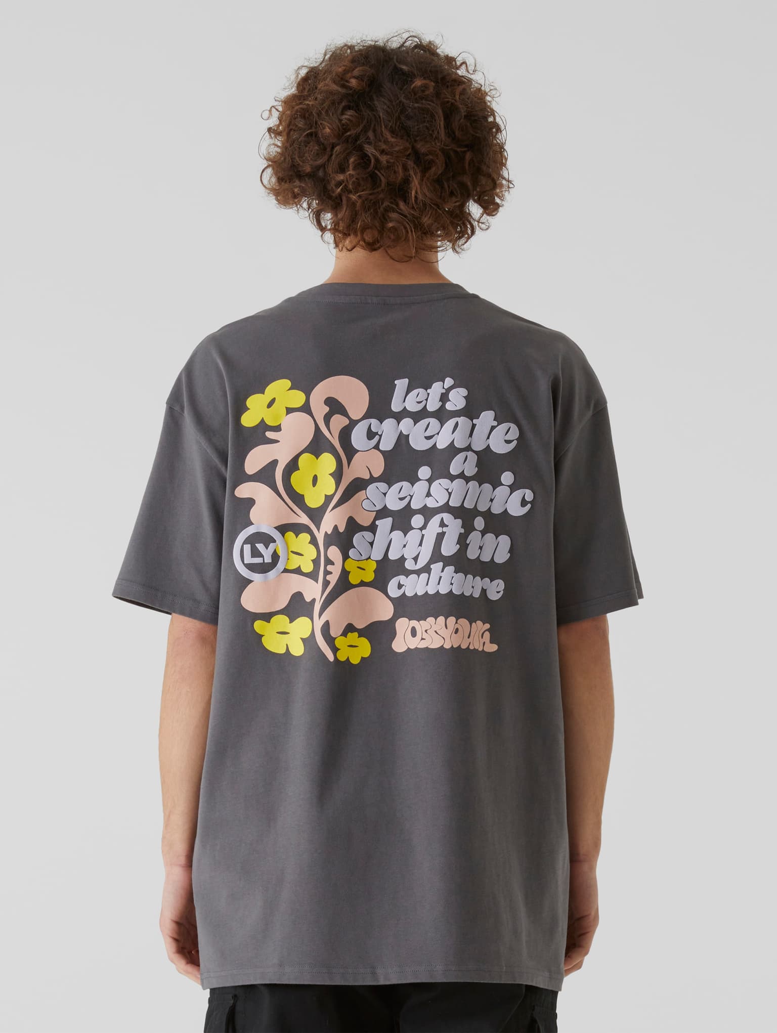 Lost Youth Flowers T-Shirt – Bild 2