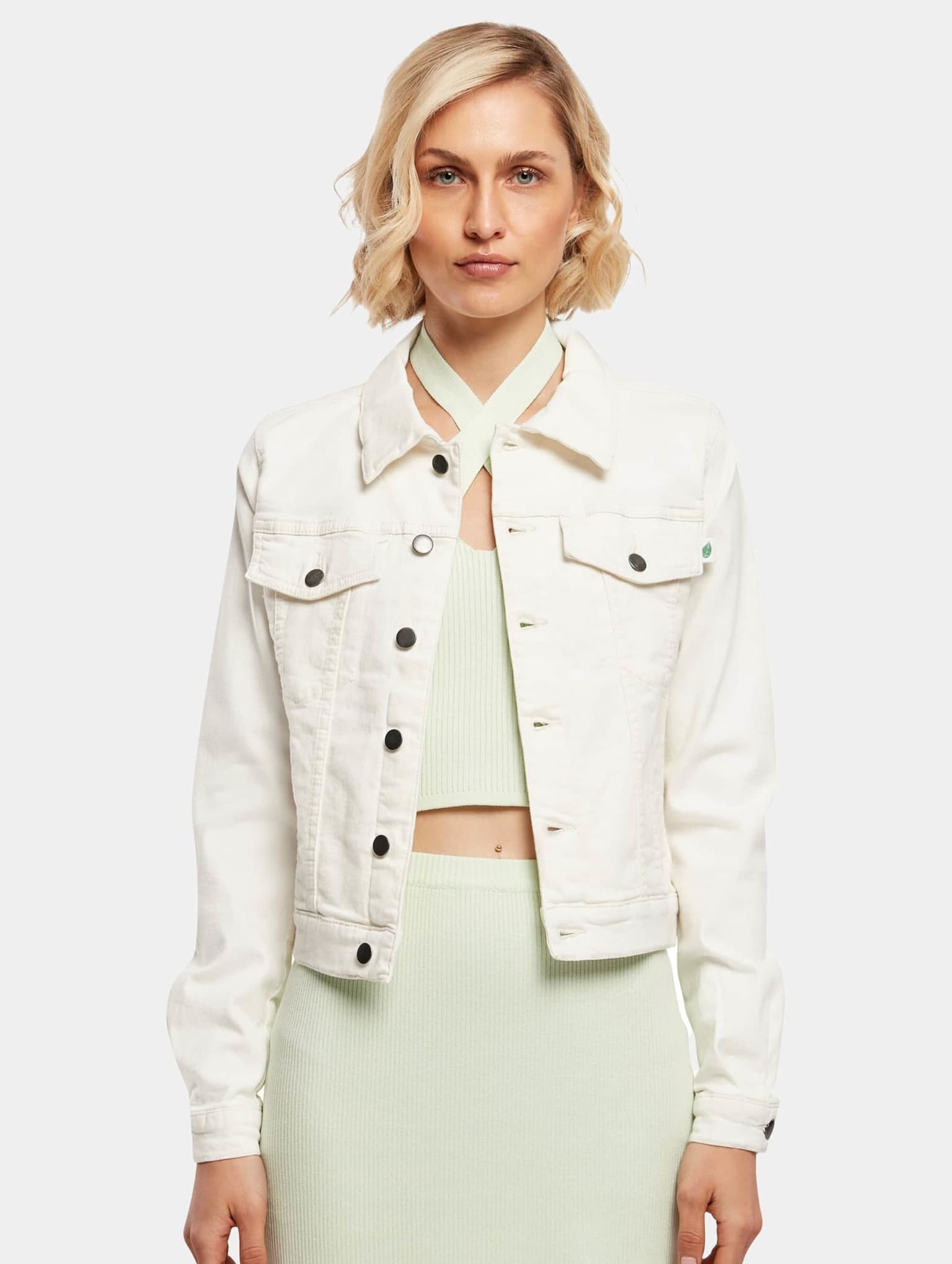 Urban Classics Ladies Essentials Denim Jacket – Bild 3