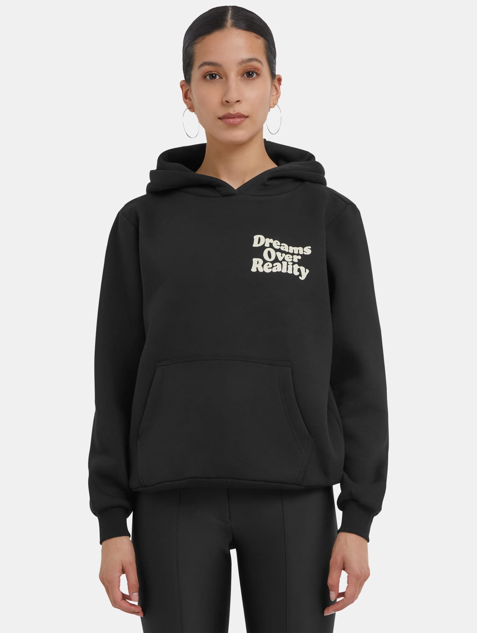 Miss Tee Dreams Over Reality Ladies Fluffy Hoody – Bild 3