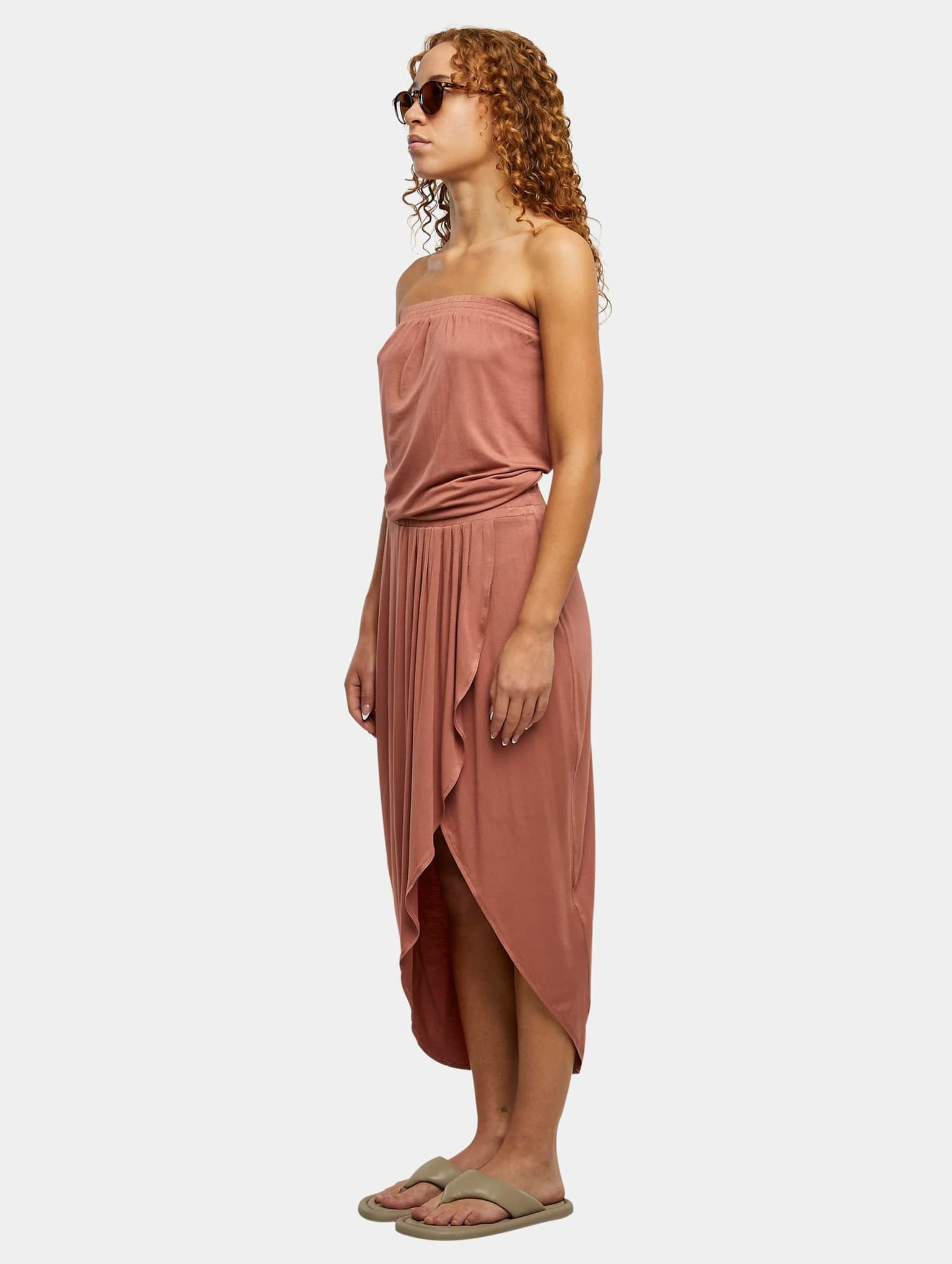 Urban Classics Ladies Viscose Bandeau Dress – Bild 3