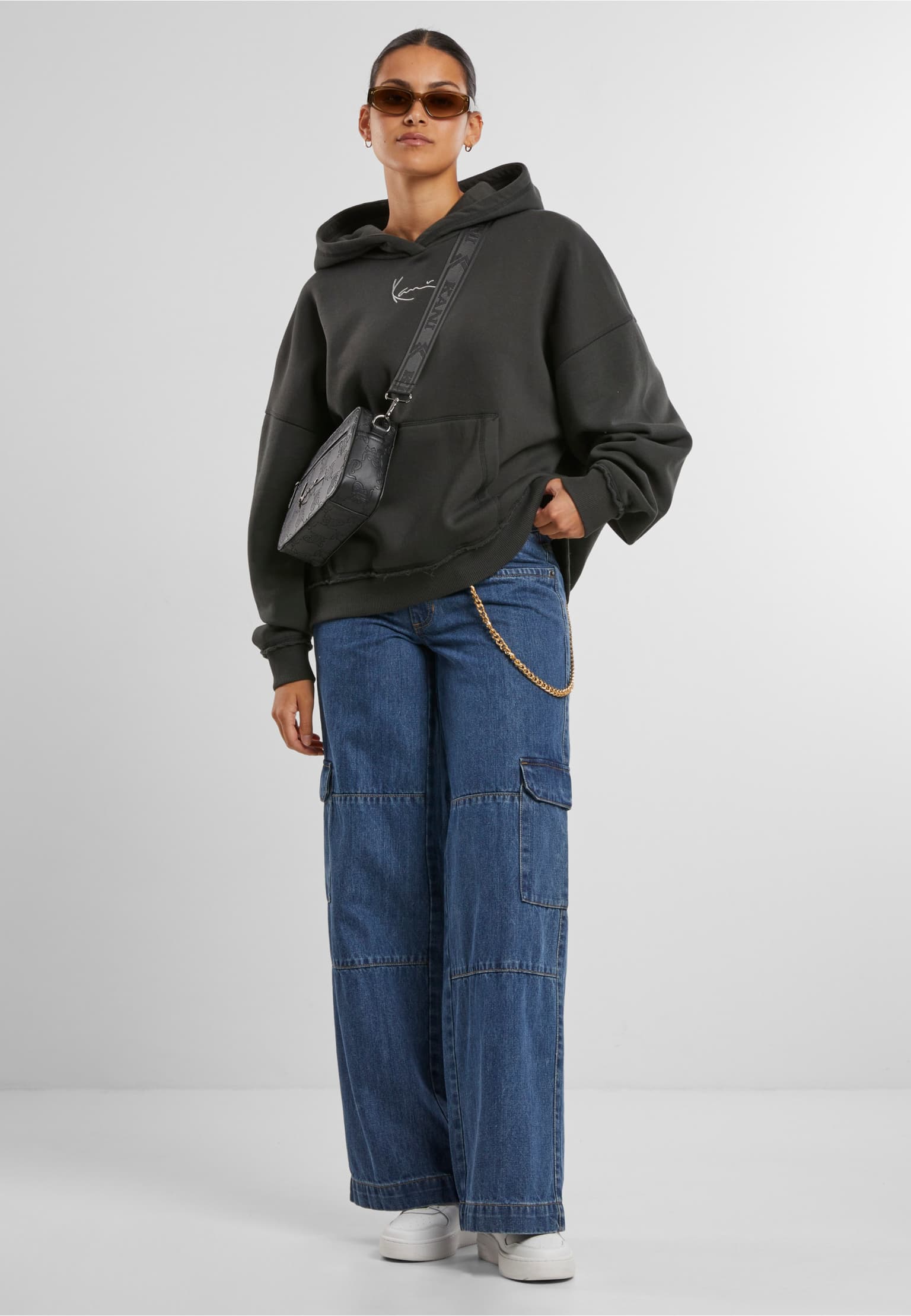Karl Kani Small Signature Washed Os Hoodie – Bild 3