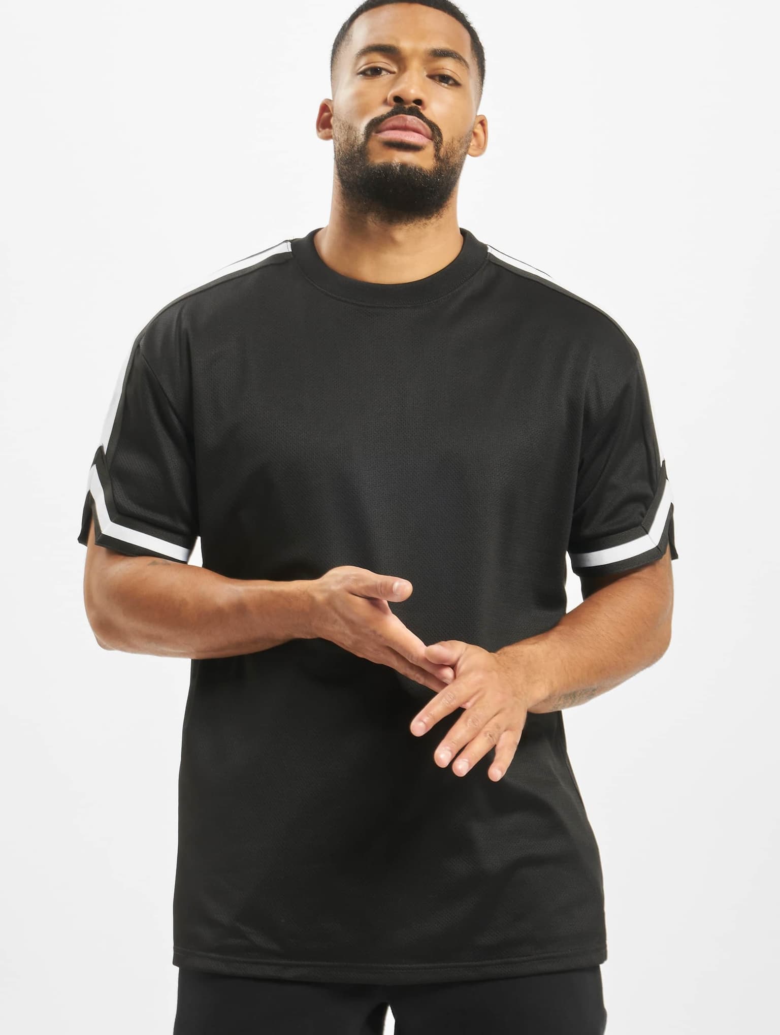 Urban Classics Oversized Stripes Mesh Tee