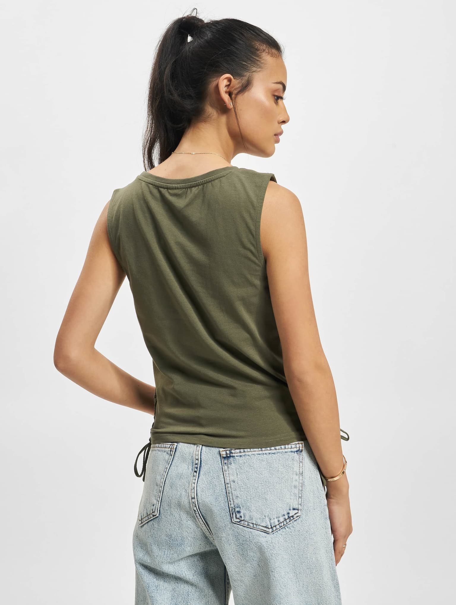 Urban Classics Ladies Lace Up Cropped Top – Bild 2