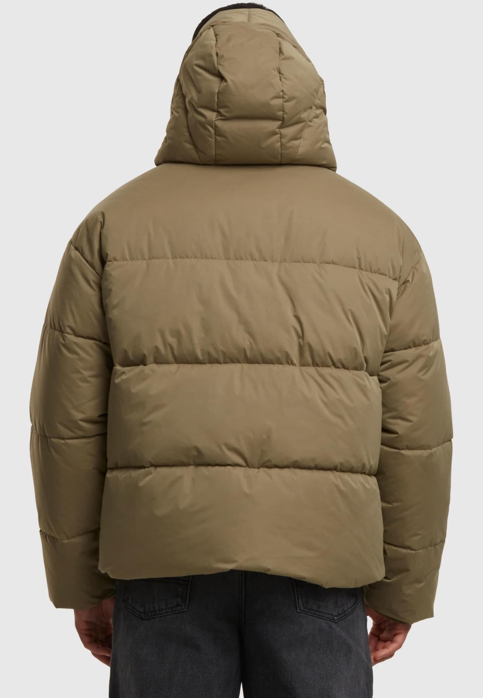 Urban Classics Puffer Jacket With Flap Hood – Bild 2