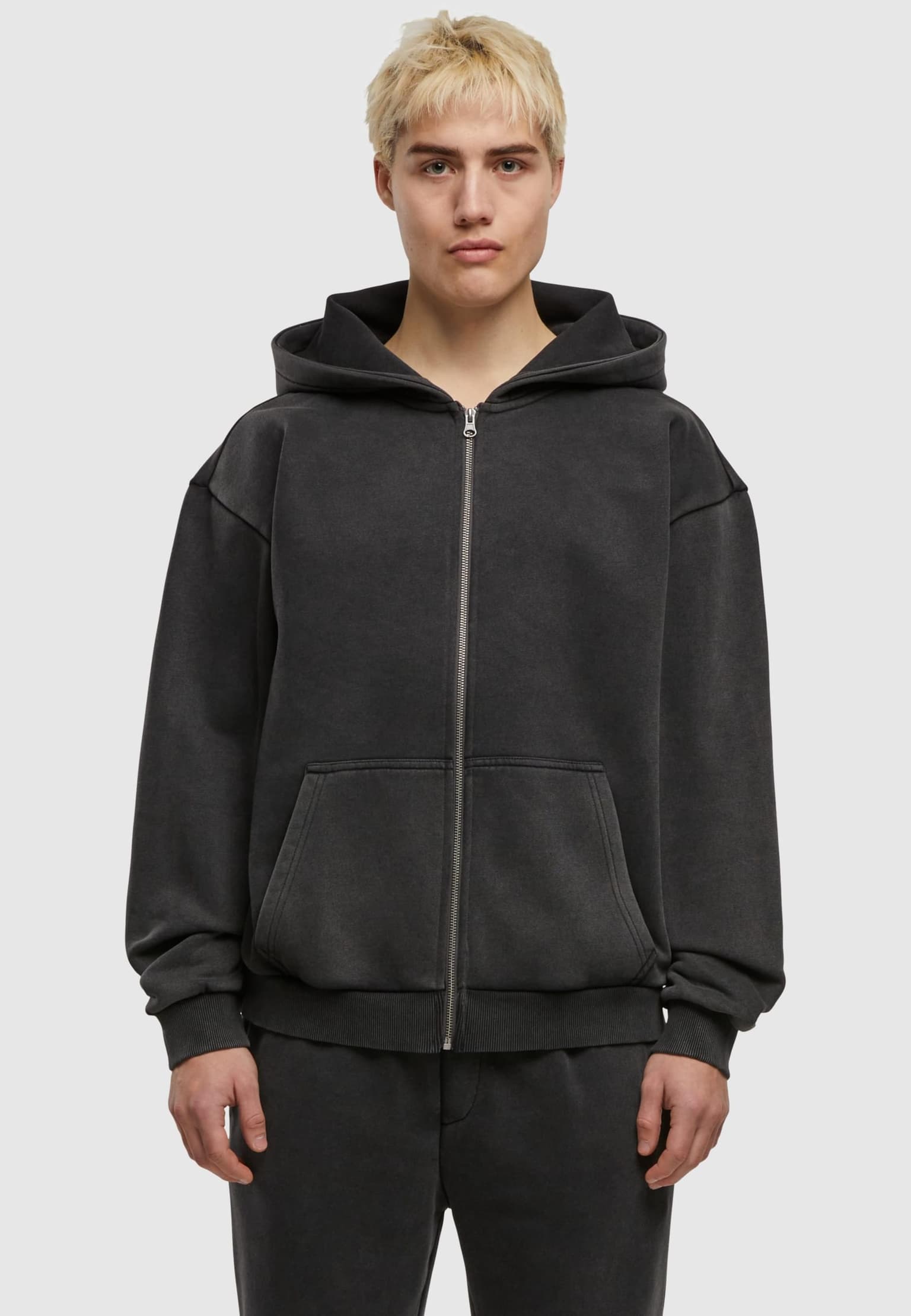 Urban Classics Vintage Heavy Zip Hoodie – Bild 3