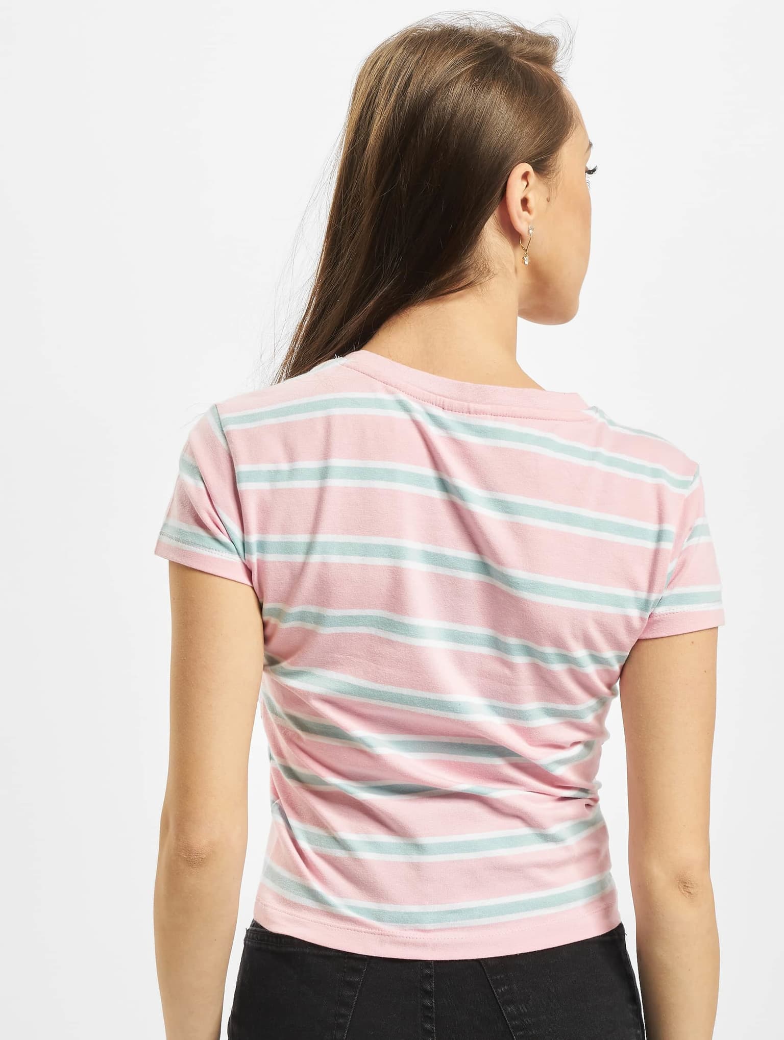 Urban Classics Ladies Stripe Cropped Tee – Bild 2