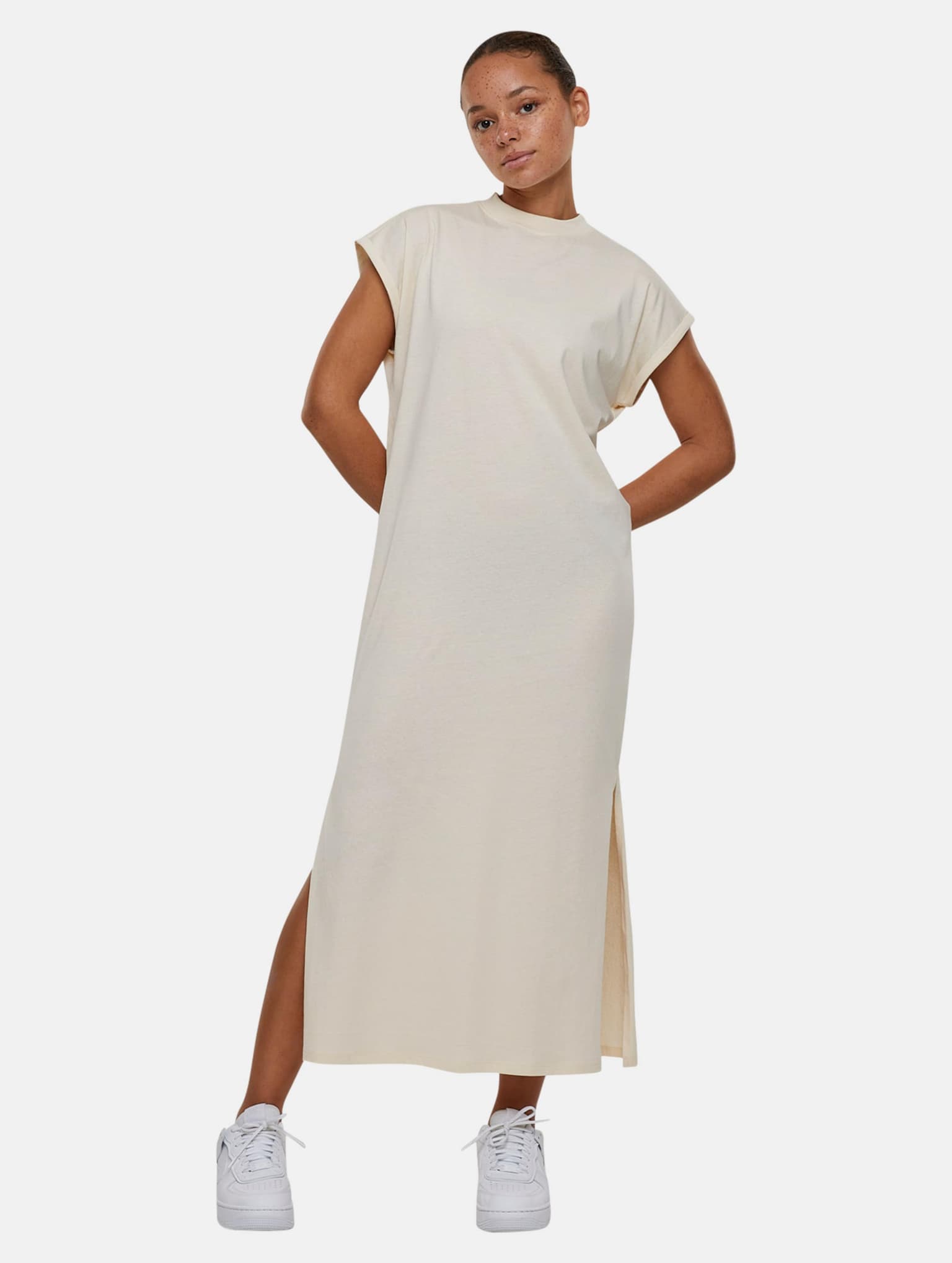Urban Classics Long Extended Shoulder Dress – Bild 3