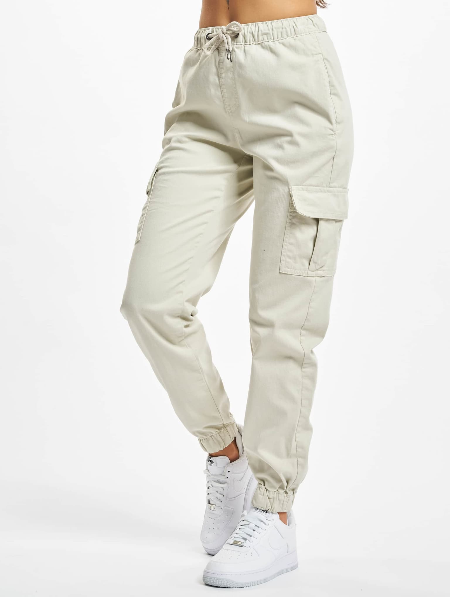 Urban Classics Ladies High Waist Cargo Comfort Jogging Pants