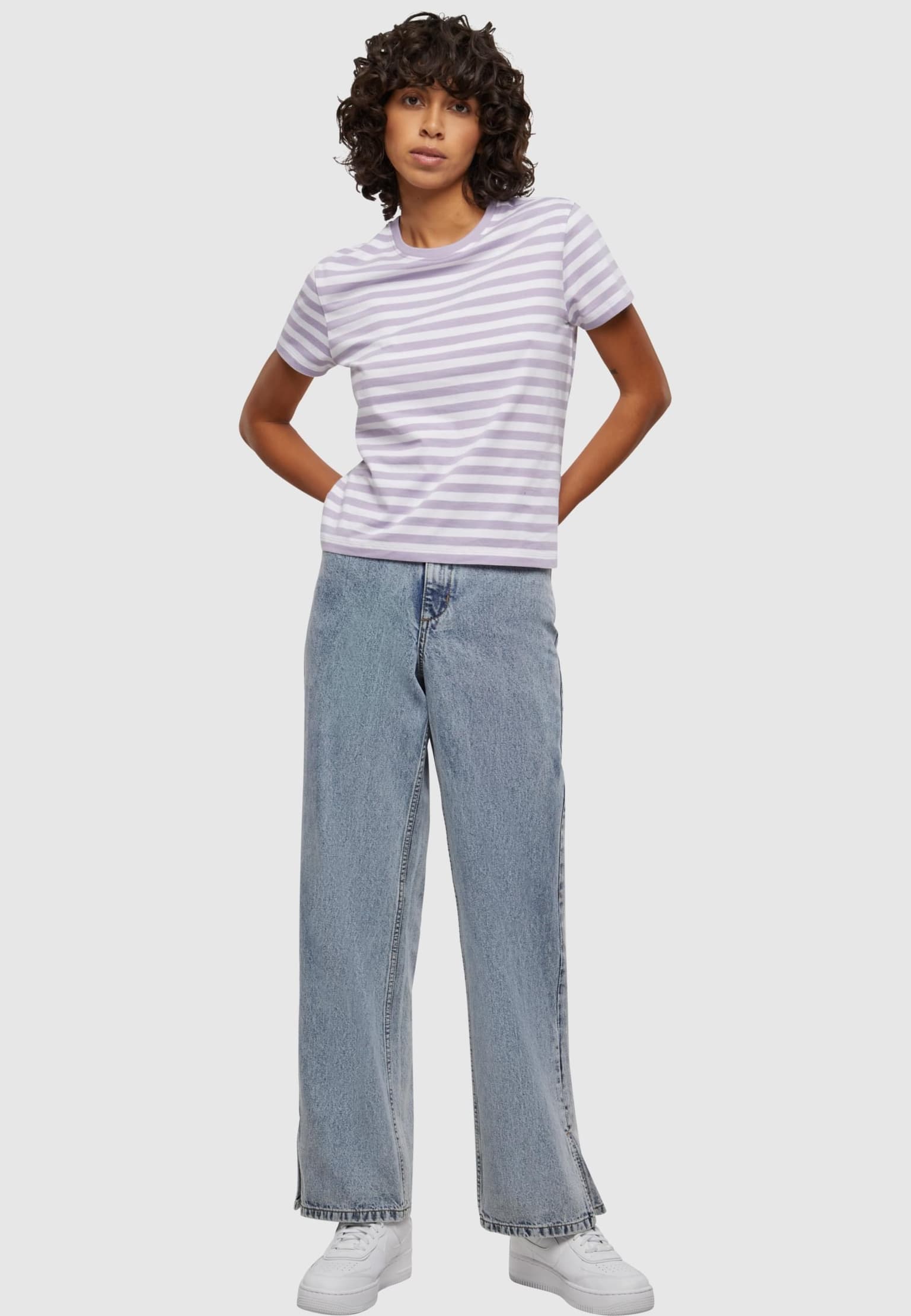 Urban Classics Ladies Regular Striped Tee – Bild 3